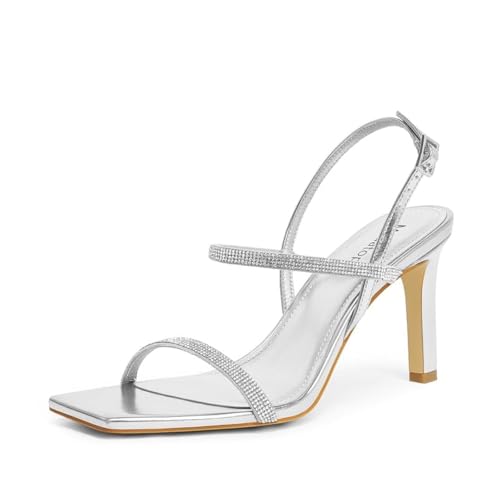 A-silver Rhinestone