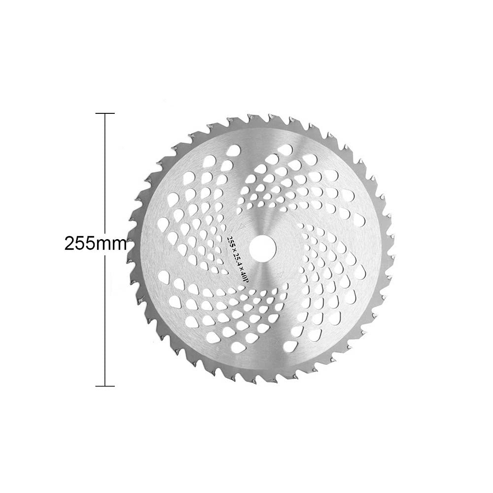 10-Inch 60T Carbide Tip Blade (3-Pack) for Stihl, Husqvarna, Echo, Jonsered, Shindaiwa, Kawasaki, Honda, Homelite, Ryobi, Dolmar Brush Cutters & Trimmers – Durable Weed Wacker & Edging Blade for Lawn Care & Landscaping