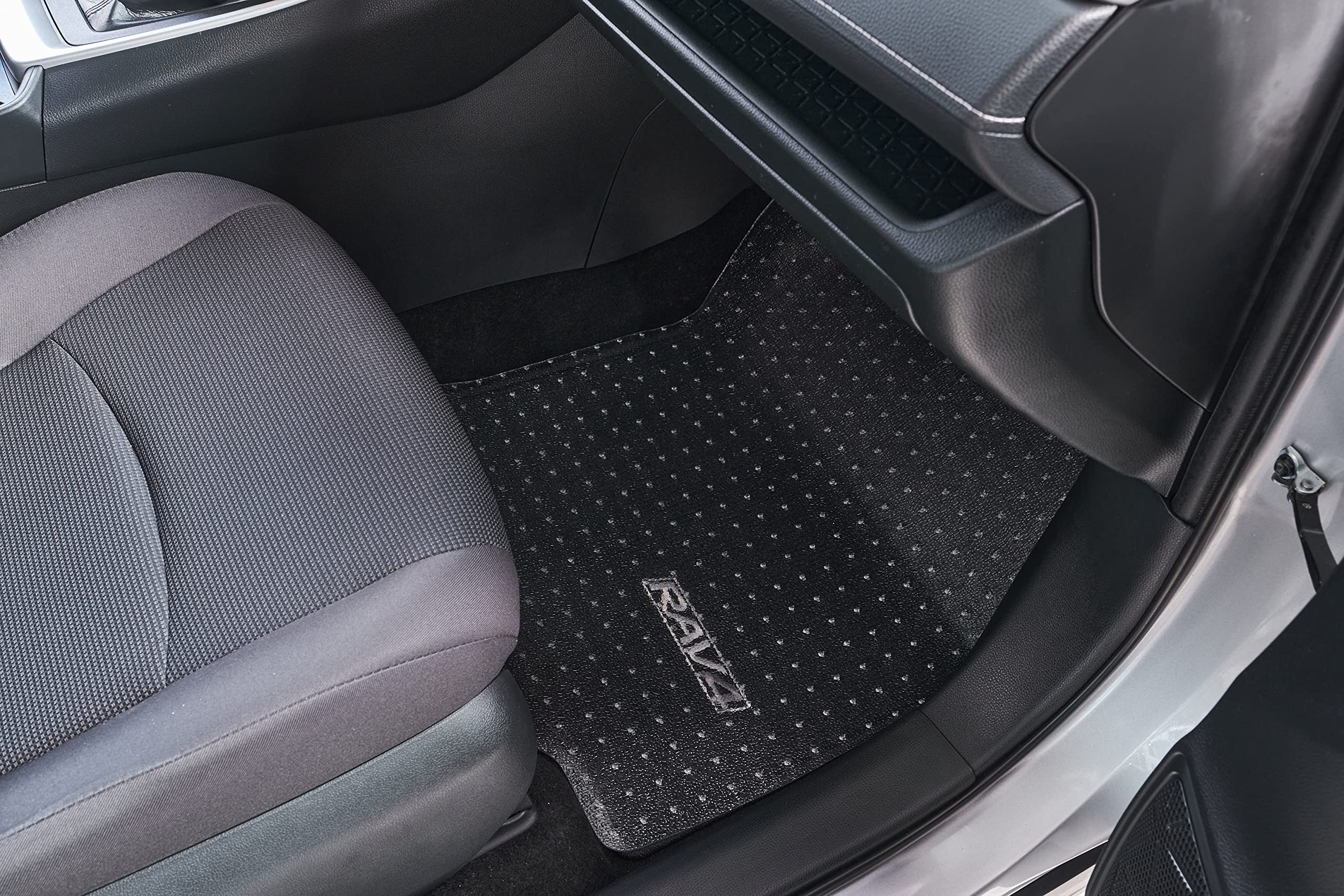 Premium Clear Floor Mats for Toyota Camry & Camry Hybrid (2018-2023) - 1st & 2nd Row Protection - USA Made - Durable Overlay Mats for All-Weather & Everyday Use