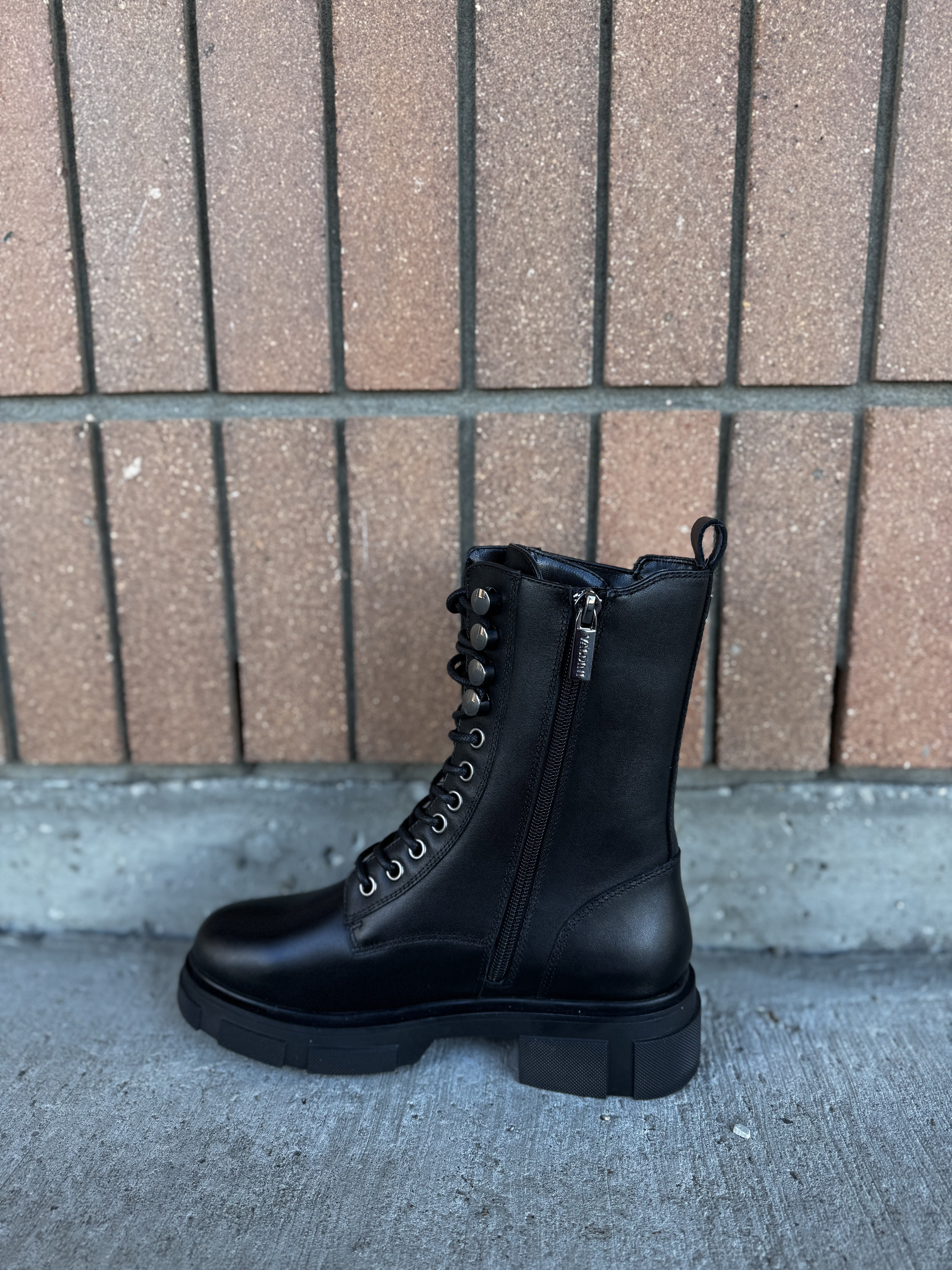Cara Black Leather Waterproof Boots for Women - Stylish & Comfortable Winter & Rain Boots for Outdoor Walking, Hiking & Casual Wear
