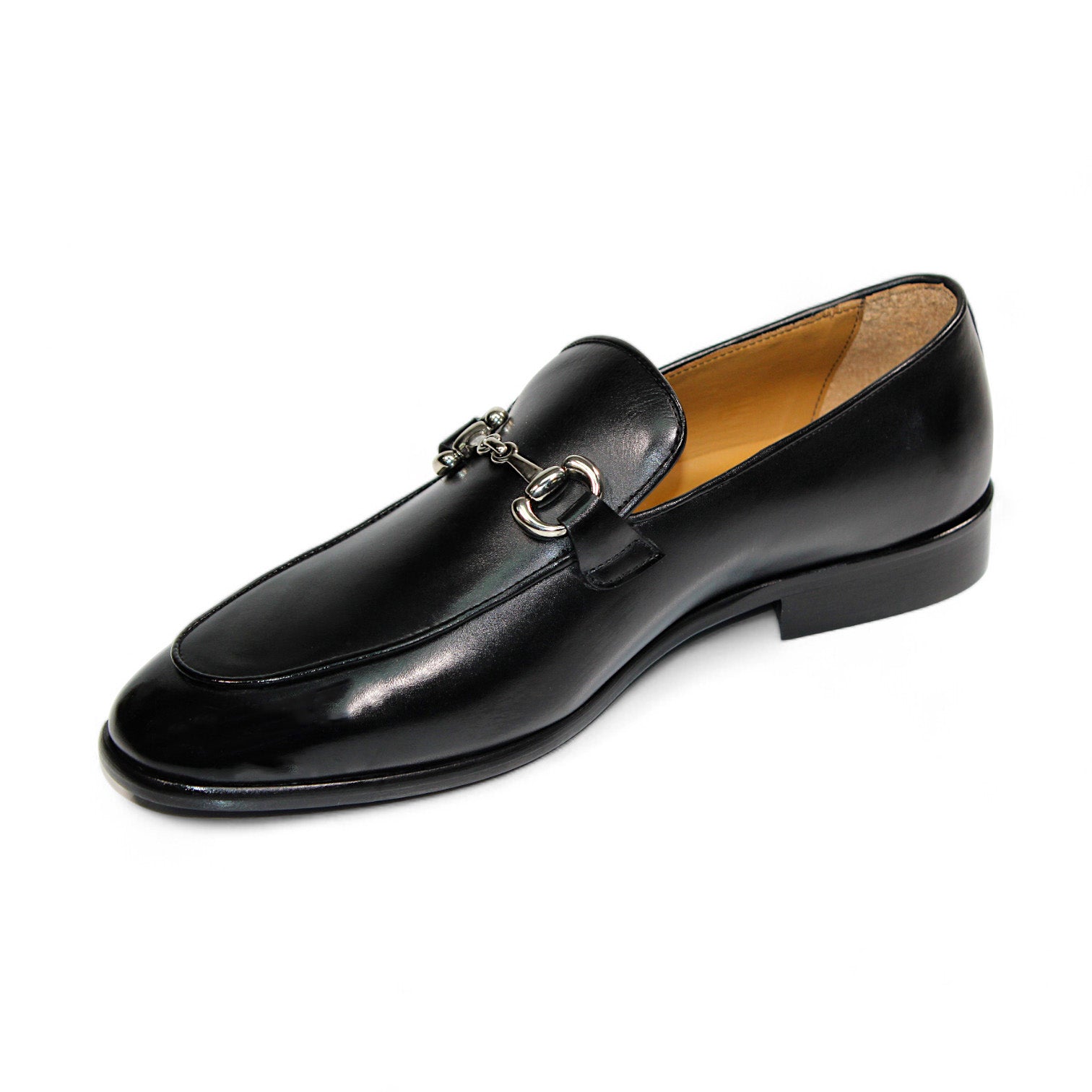 Duca Di Matiste Vasto Men's Leather Dress Shoes - Black Formal Oxfords for Business, Wedding & Special Occasions
