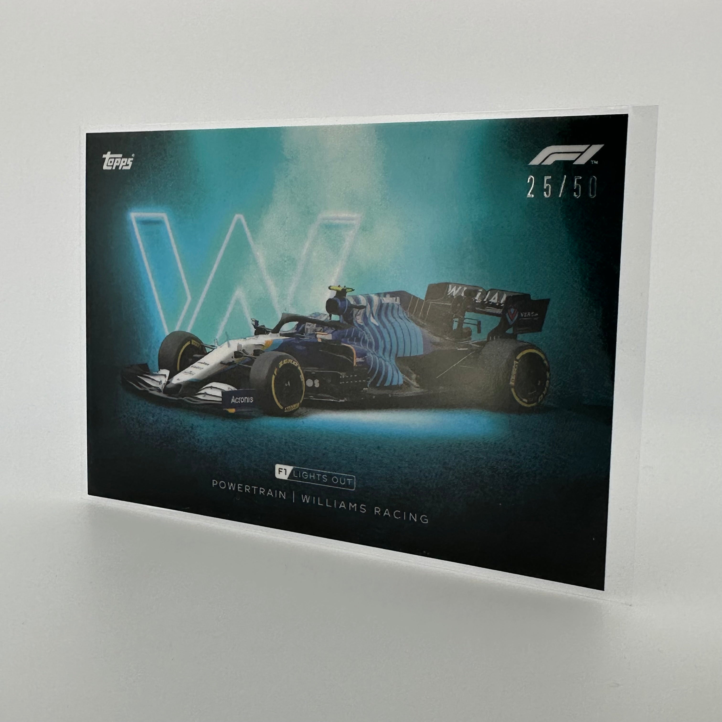 50 Williams Racing Powertrain Aqua Parallel - High-Performance Racing Parts for F1 & Motorsport Enthusiasts