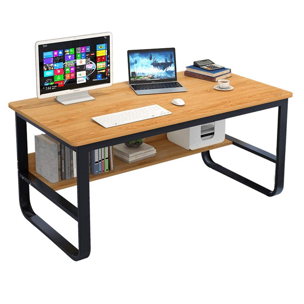 FeiFei66 Modern Simple Home Office Desk - Sturdy Computer Table for Students & Work, Compact Writing Desk with Ergonomic Design - Perfect for Small Spaces, Dorm Rooms & Home Offices