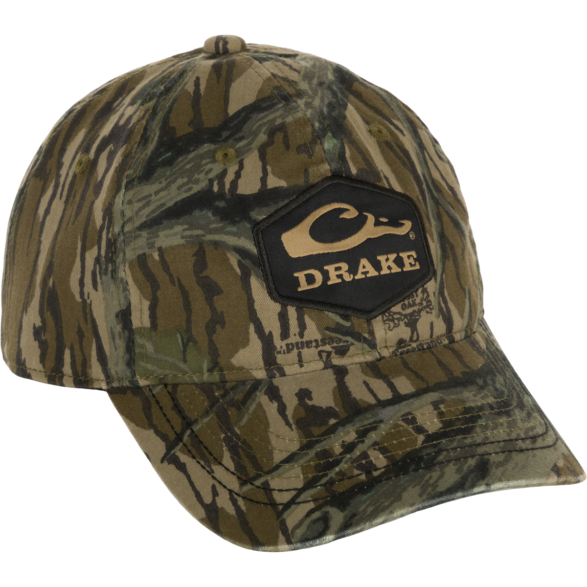 Tactical Camo Cotton Twill Hex Patch Cap - Military Style Adjustable Baseball Hat for Outdoor Hunting, Hiking & Camping