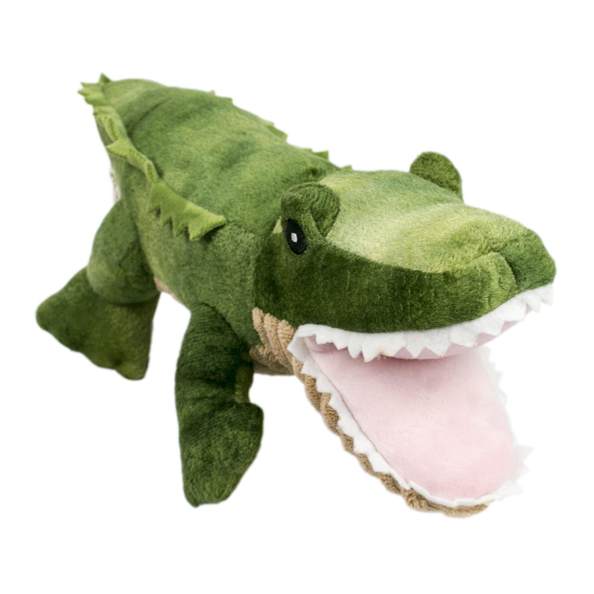Soft Plush Alligator Crunch Toy for Dogs - Durable Chew Toy for Puppies & Small Breeds - Perfect for Teething, Playtime & Training - Interactive Pet Gift for Indoor & Outdoor Use