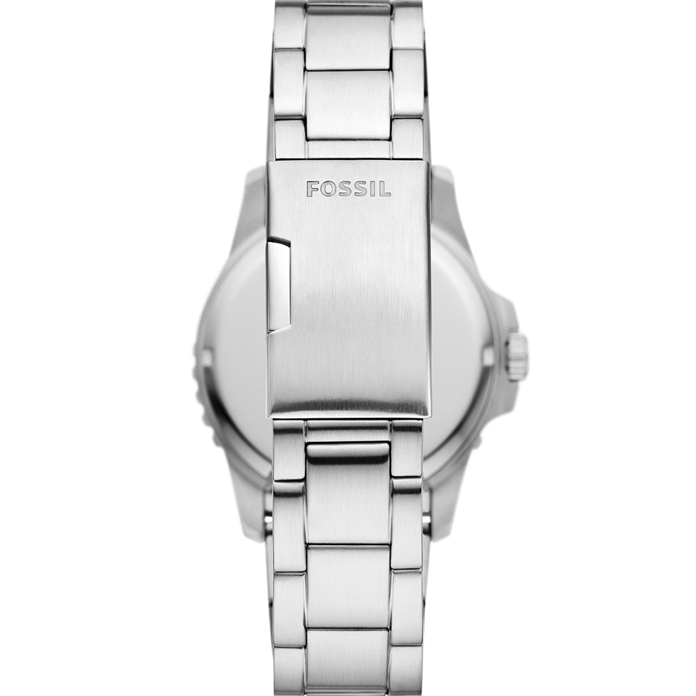 Fossil Blue FS6038 Men's Stainless Steel Chronograph Watch - Water Resistant, Date Display - Perfect for Business, Casual & Outdoor Activities