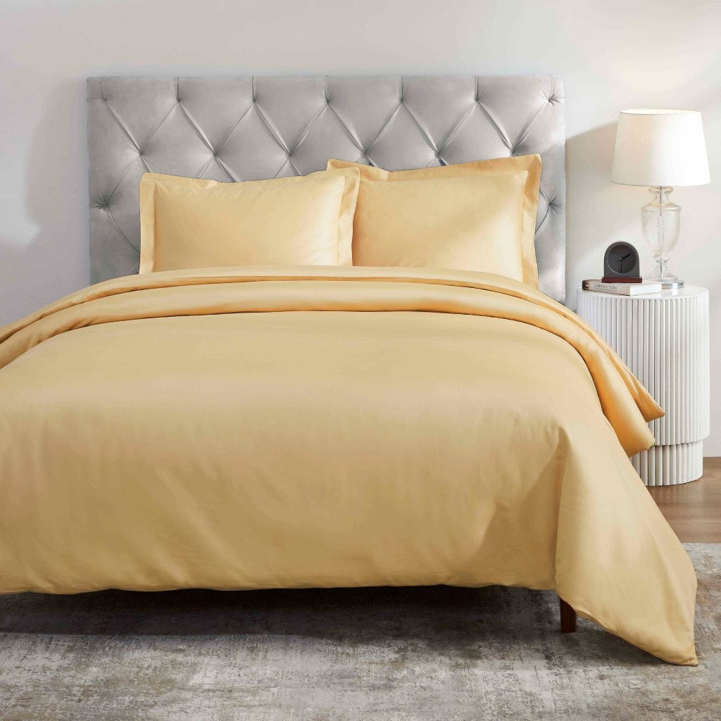 Luxury 1200 Thread Count Egyptian Cotton Duvet Cover Set - King Size, Soft Breathable Bedding for Hotel & Home Use
