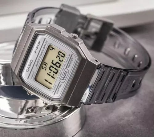 Casio F-91WS-8D Digital Watch - Classic Black Resin Strap, Water Resistant, Alarm & Stopwatch - Perfect for Everyday Wear, Sports & Outdoor Activities