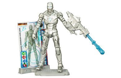 Marvel Iron Man 2 Action Figure - Mark II 3.75 Inch Collectible Toy for Kids & Adults | Perfect for Display, Play & Marvel Collections