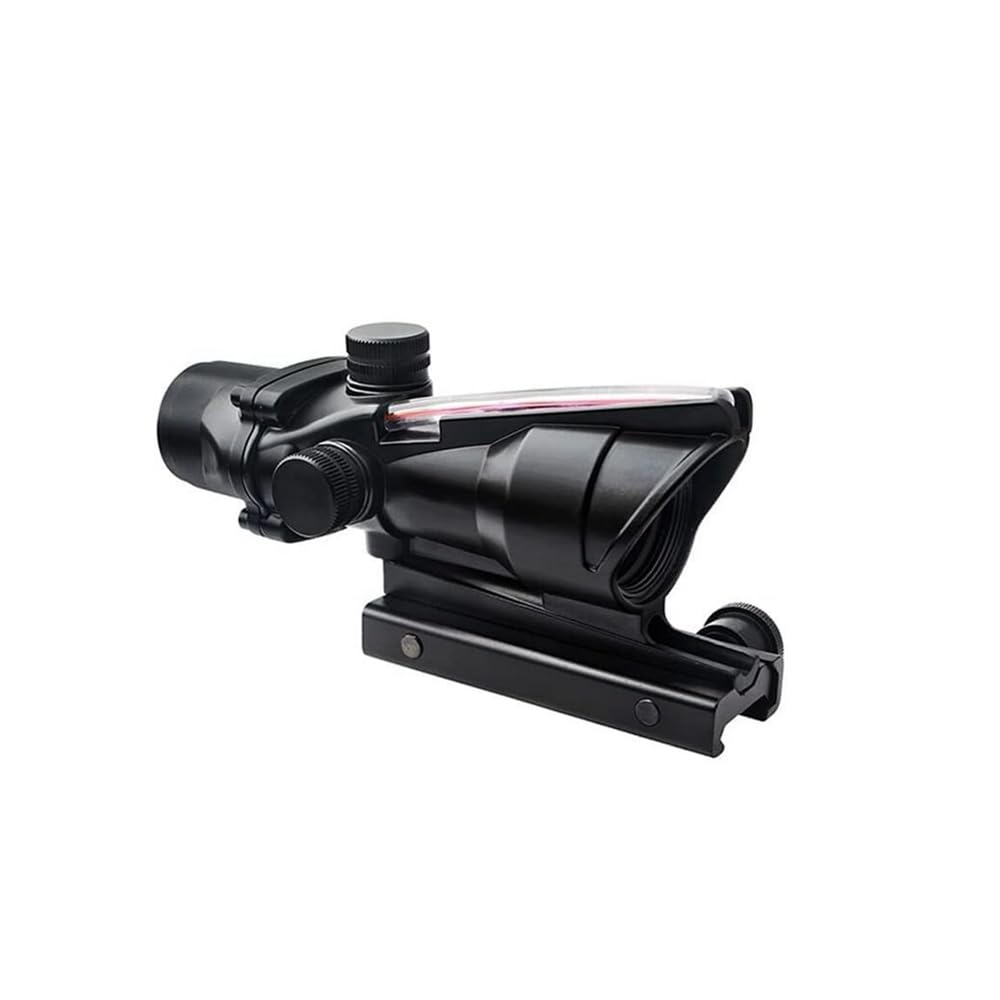 HWZ Scope 4x32 True Fiber Optic Red Illuminated Crosshair BDC Rifle Scope - Perfect for Hunting, Target Shooting & Tactical Use