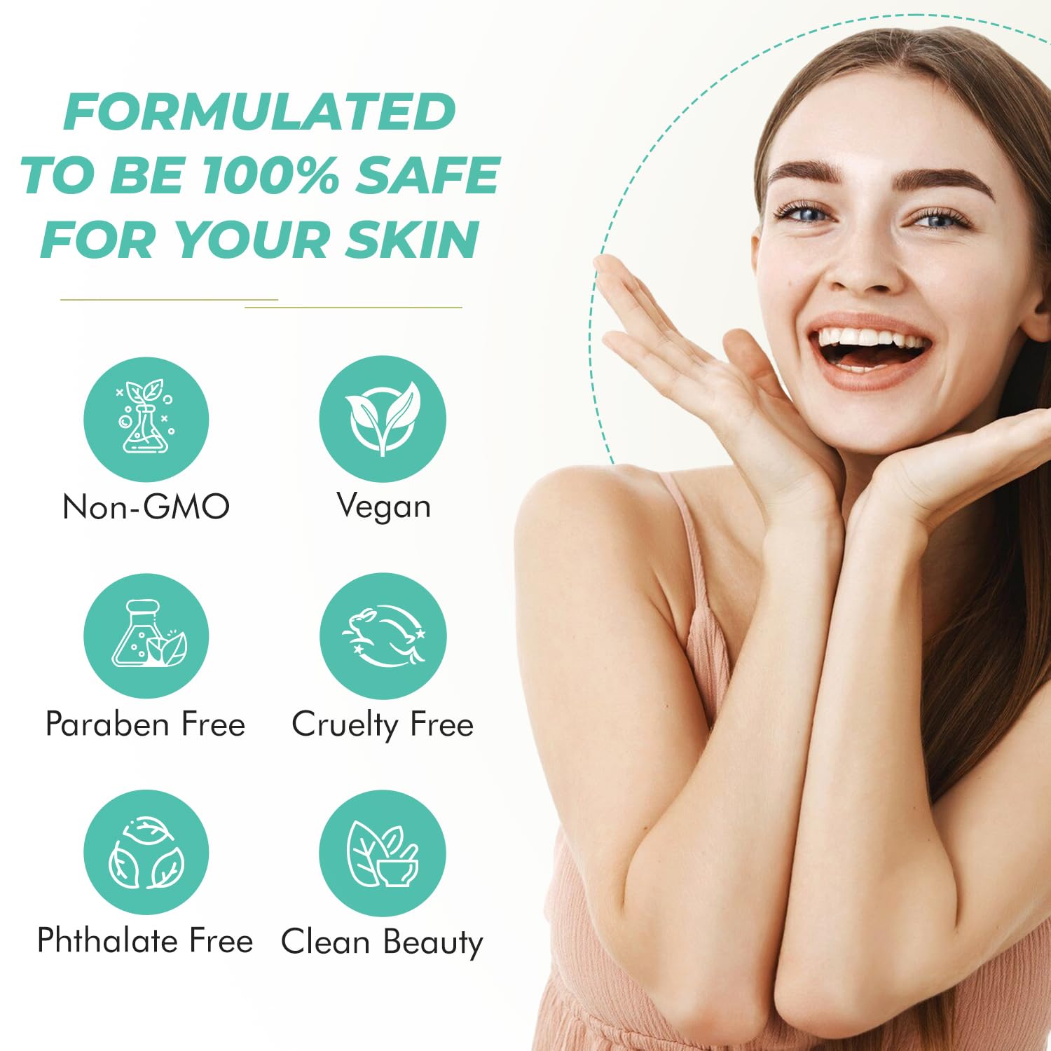 Peptides Facial Wipes - Anti-Aging Korean Skincare for Gentle Cleansing & Hydration - Vegan & Natural - Perfect for Travel & On-the-Go