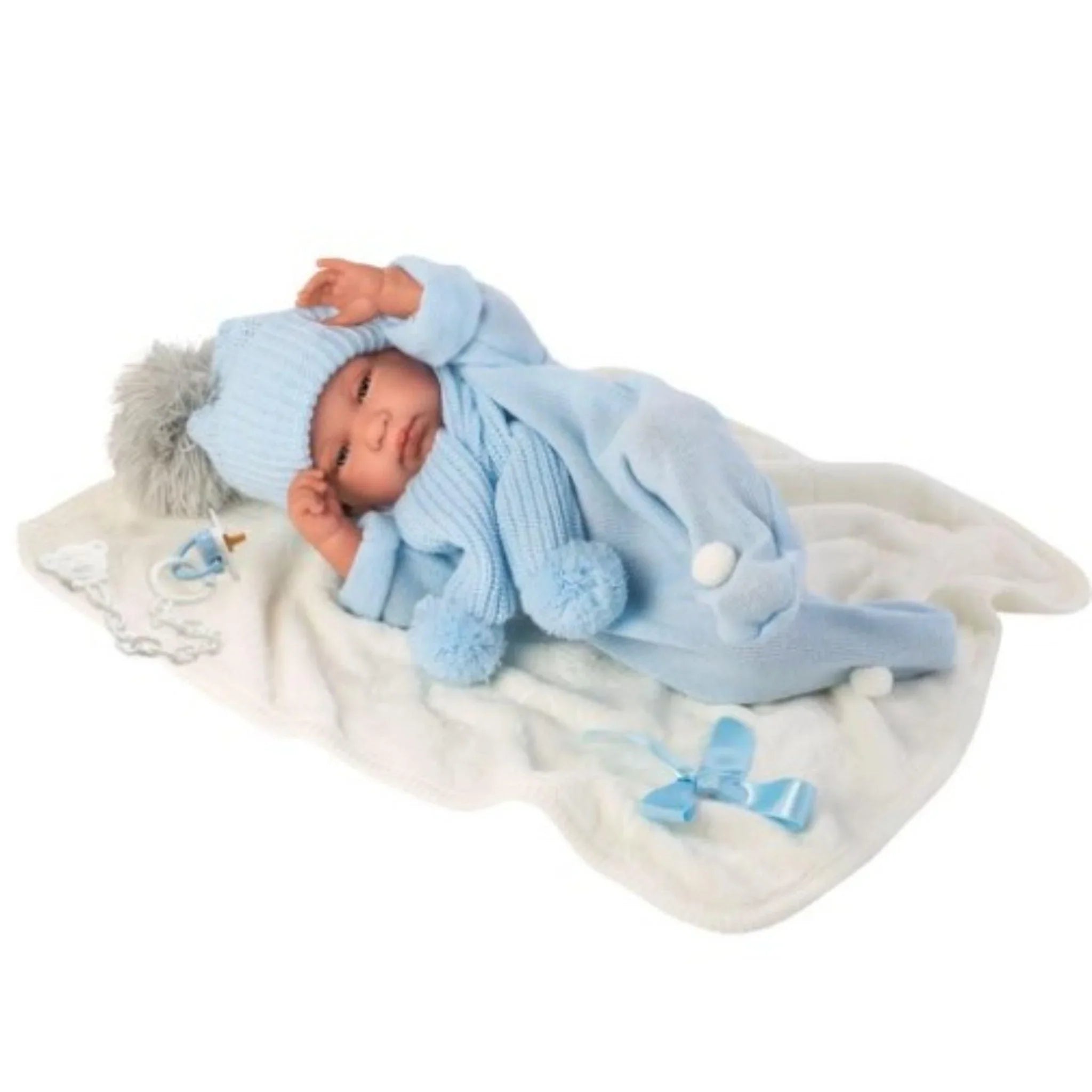 Baby Doll Jackson with Reversible Blanket - Soft Cuddly Toy for Newborns & Toddlers - Perfect for Playtime, Nursery Decor, and Gift Giving