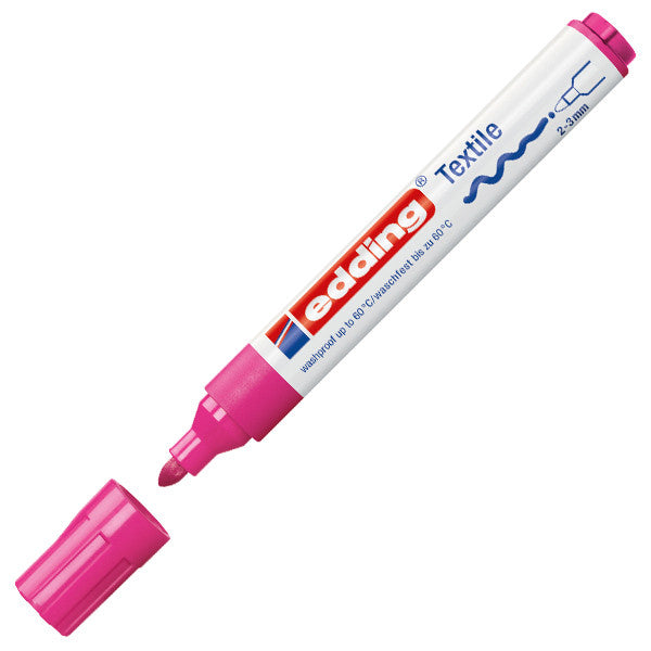 edding 4500 Bullet Tip Textile Marker - Permanent Fabric Marker for Clothes, Shoes & DIY Crafts - Ideal for Customizing T-Shirts, Denim & Canvas Projects