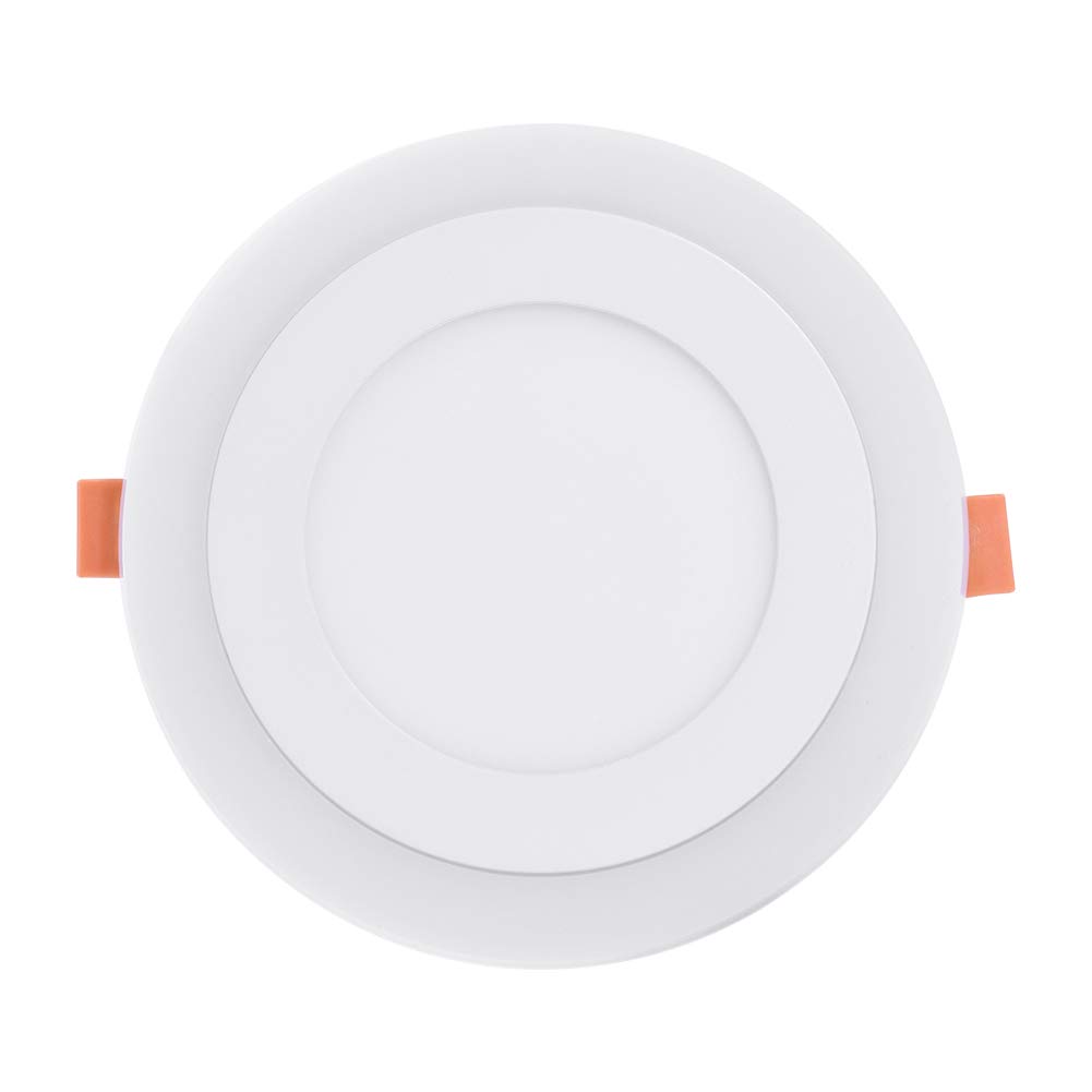 18W+6W LED Recessed Downlight with Remote Control - Cool White/Blue & RGB Color Changing Flush Mount Ceiling Light for Home, Office, Hotel (Perfect for Bedroom, Kitchen, Living Room Lighting)