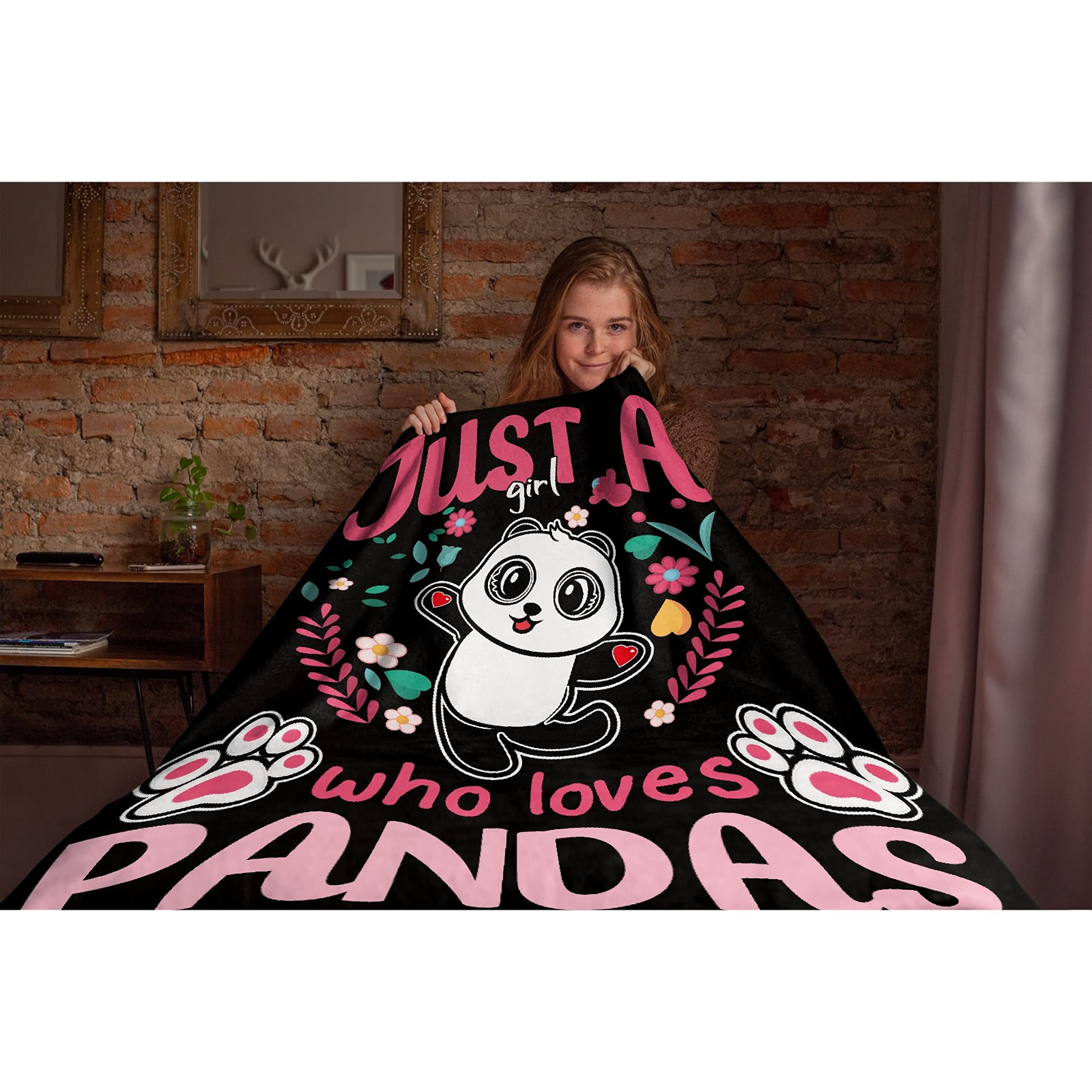 Soft Panda Blanket for Girls & Adults - 40