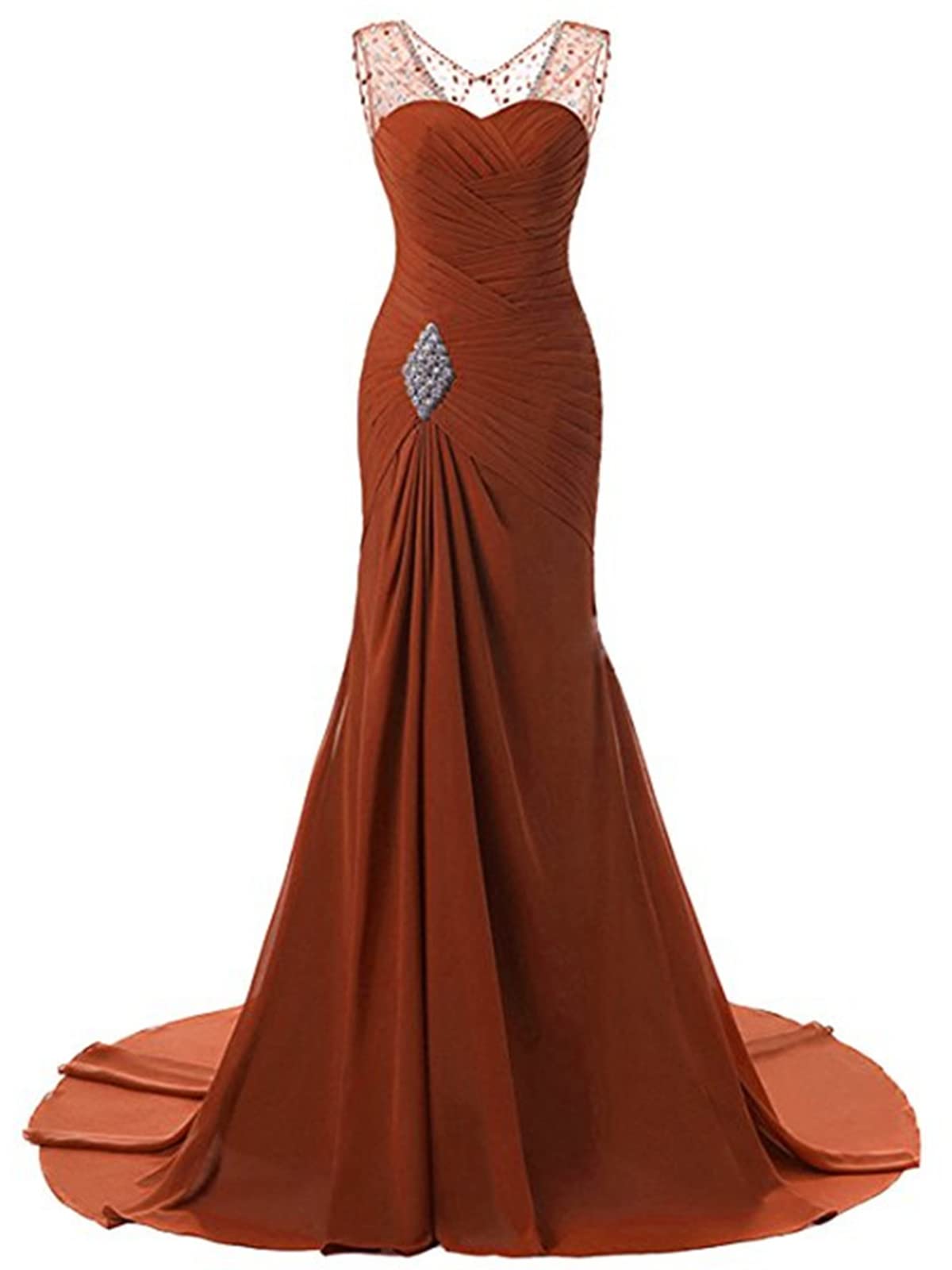 Elegant Lily Wedding Mermaid Ball Gown for Women - Long Prom Dress for Formal Events, Evening Parties & Special Occasions