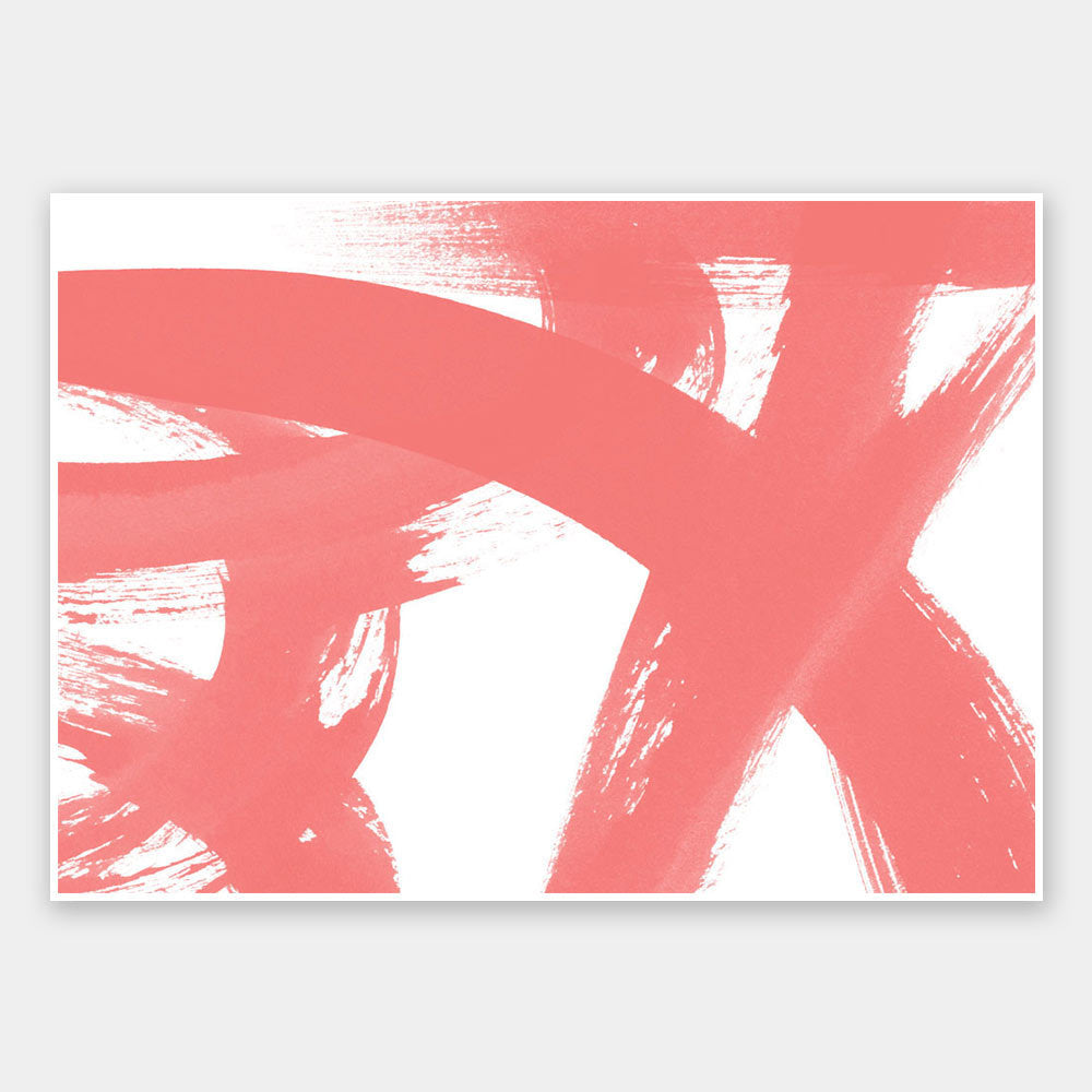 Changing Lanes Summer Ice Unframed Art Print - Modern Abstract Wall Decor for Living Room, Bedroom & Office - Perfect for Home Decor & Gifts