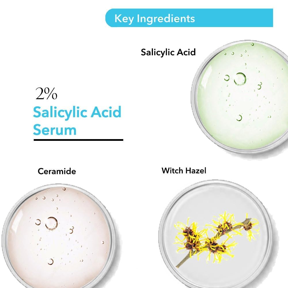 2% Salicylic Acid Face Wash - Reduces Redness & Acne, Skin Renewal & Restoration, Vegan & Cruelty-Free Cleanser for Sensitive Skin | Perfect for Daily Skincare Routine & Blemish Control