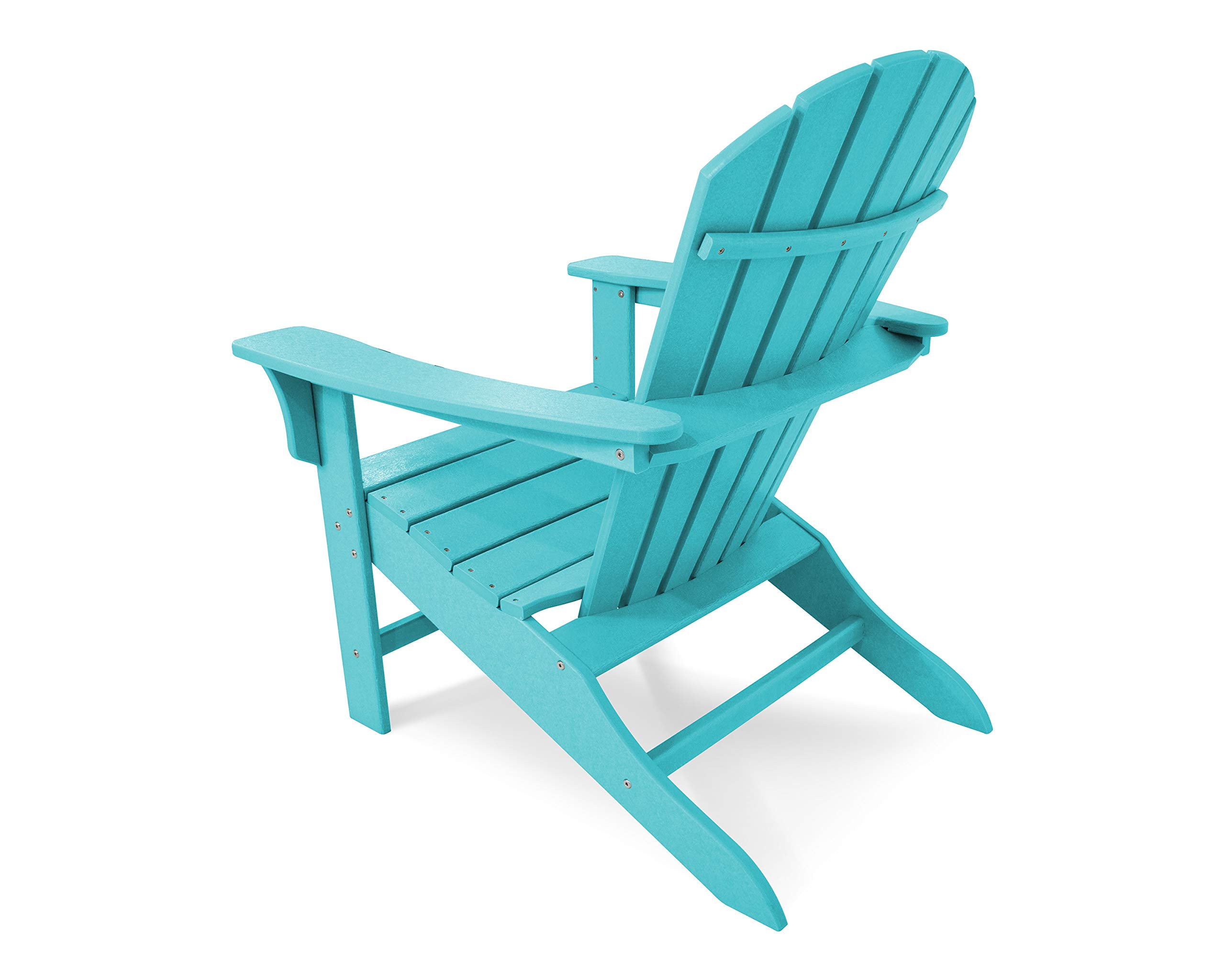 Premium Trex Outdoor Furniture Yacht Club Shellback Adirondack Chair - All-Weather Resin Wicker Patio Seating for Poolside, Deck, Garden & Backyard Relaxation