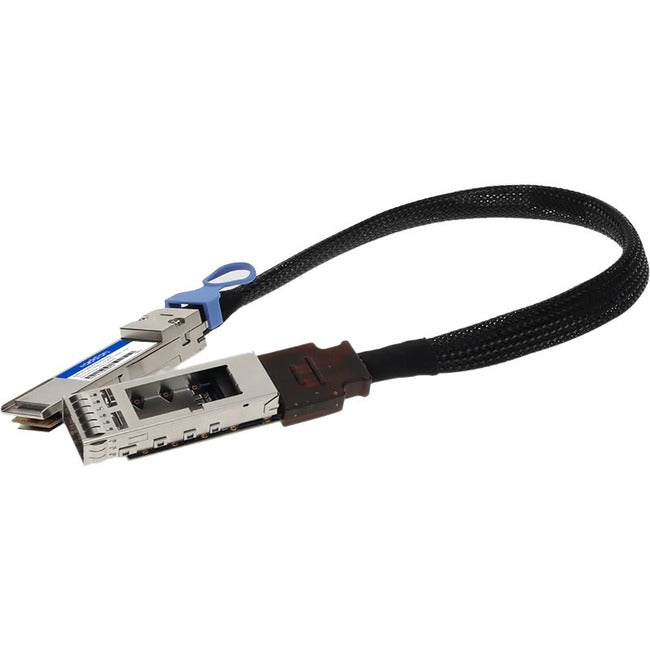 200G QSFP56 DAC Cable 22cm M/F Passive Twinax 30AWG - High-Speed Data Center & Server Connectivity for Cloud Computing & Networking