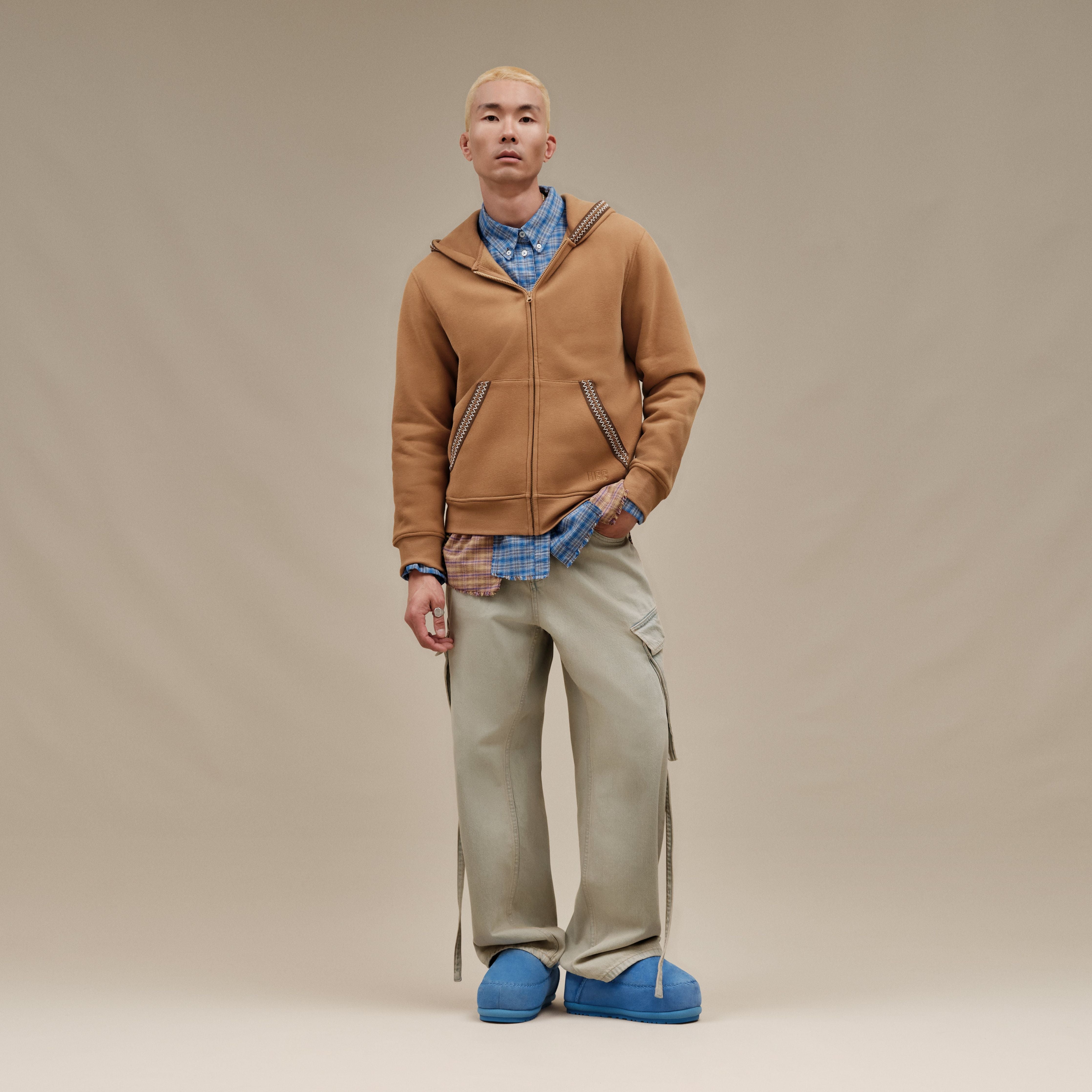 UGG Men's Tasman Full Zip Hoodie - Cozy Fleece Jacket for Winter | Perfect for Outdoor Activities & Casual Wear