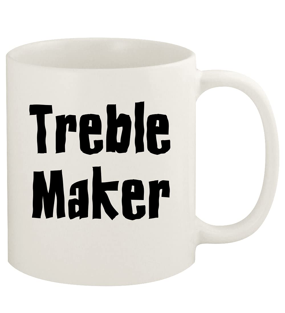 Treble Maker - 11oz White Ceramic Coffee Mug for Musicians | Perfect Gift for Music Lovers, Band Members & Coffee Enthusiasts