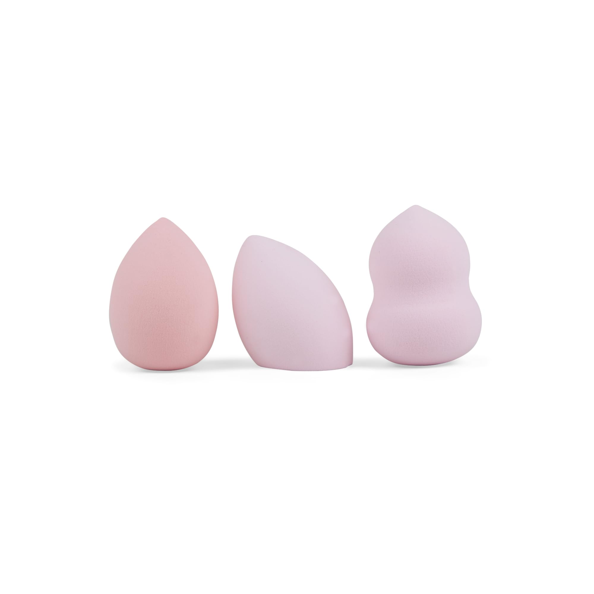 Clamy 3-Piece Soft Makeup Powder Puff Set for Loose Powder & Foundation | Latex-Free, Reusable Beauty Blender Sponge for All Skin Types | Perfect for Contouring, Baking & Setting Makeup | (Random Colors)