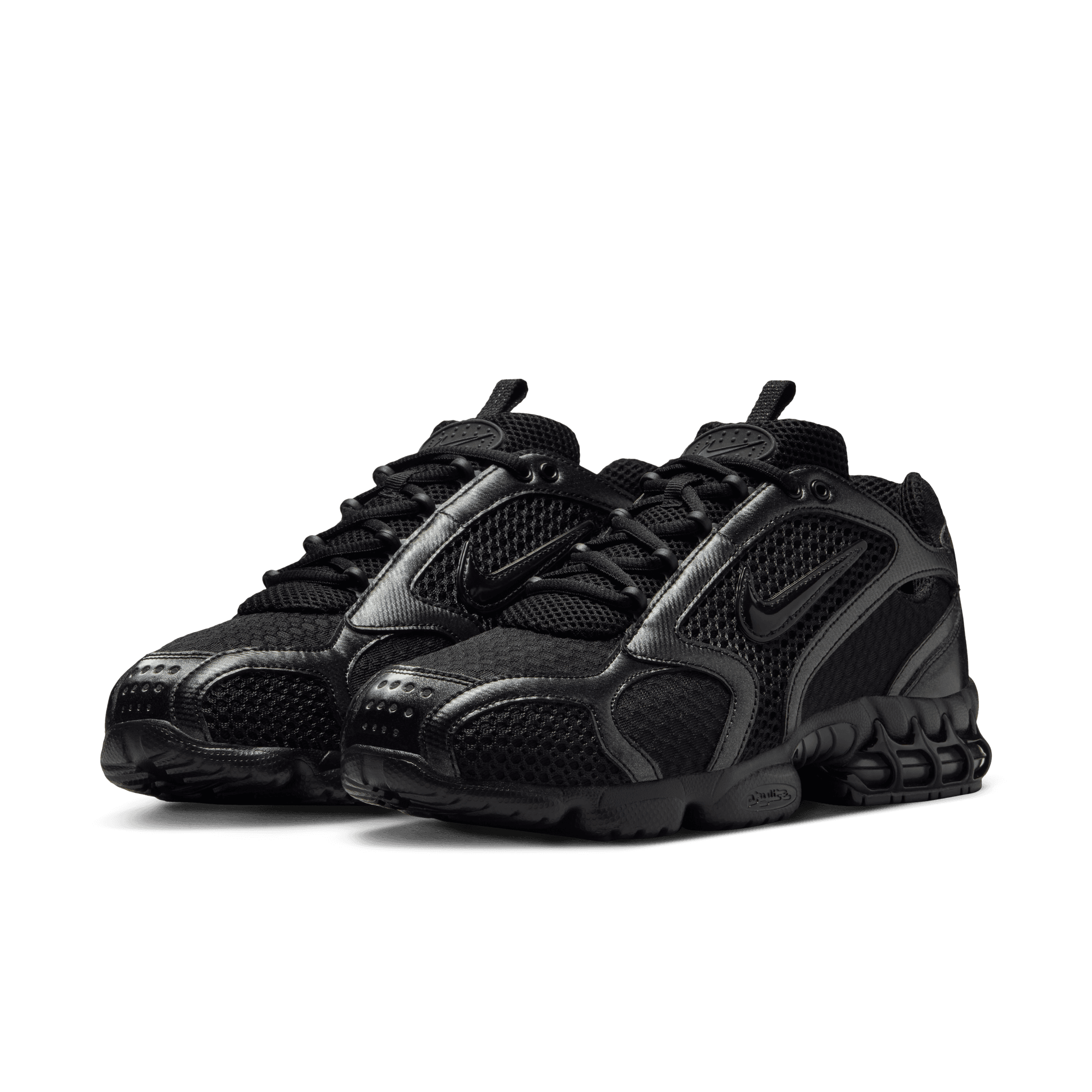 Nike Air Zoom Spiridon Cage 2 Triple Black Men's Running Shoes - Perfect for Jogging, Gym Workouts & Casual Wear