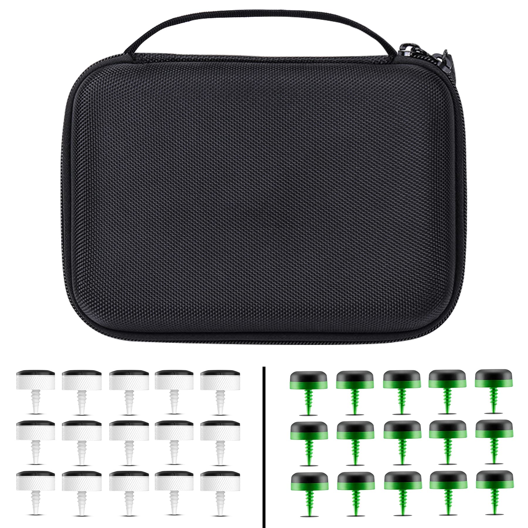 Aenllosi Durable Hard Carrying Case for Arccos Caddie Smart Sensors - Holds 15 Golf Sensors - Perfect for Golf Accessories Storage & Travel Protection
