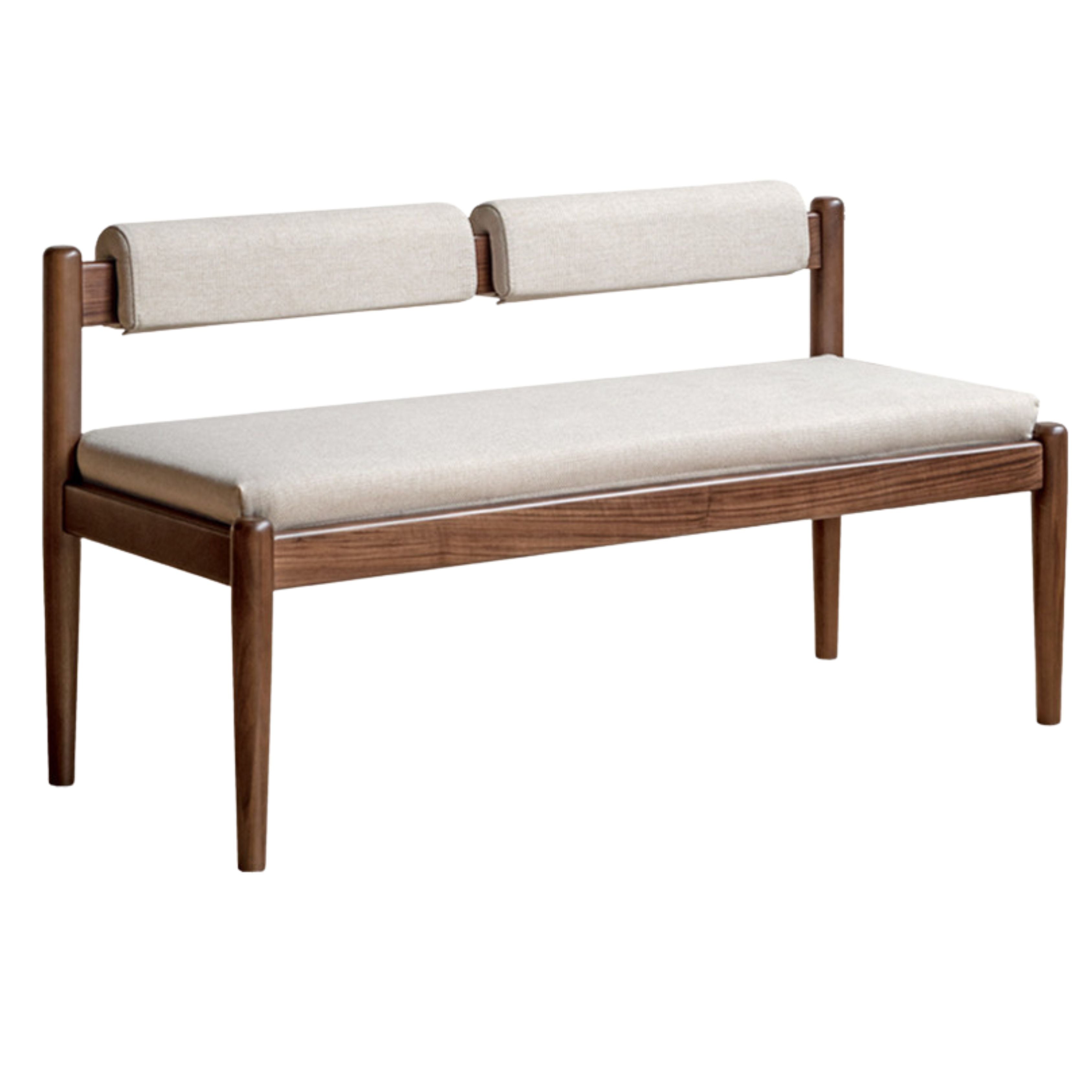 Premium Black Walnut & Oak Solid Wood Long Bench - Rustic Entryway, Dining Room, or Garden Seating - Handcrafted Hardwood Bench for Home & Outdoor Decor