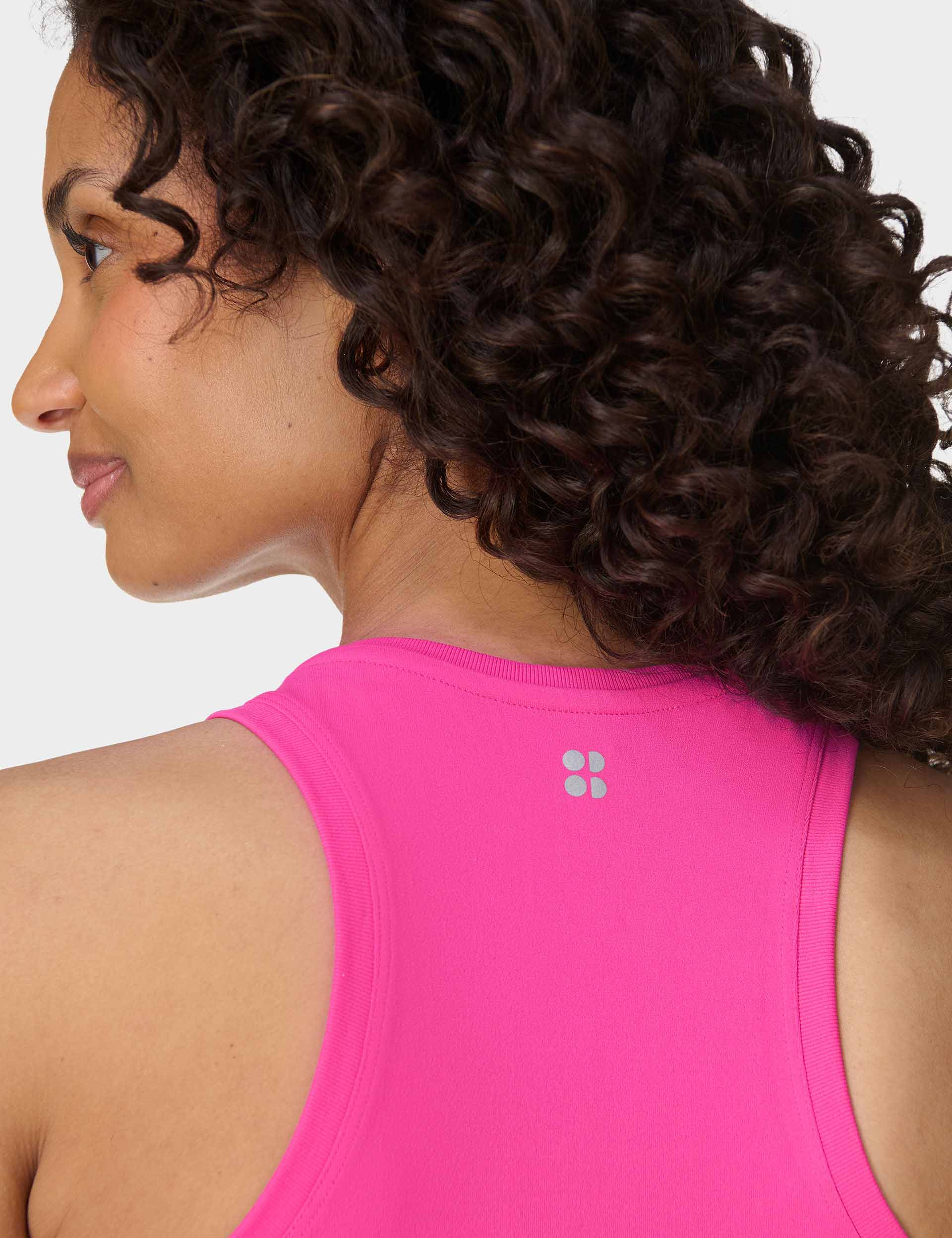 Seamless Gym Vest for Athletes - Fuchsia Pink Workout Top for Women | Perfect for Yoga, Running & Fitness Training