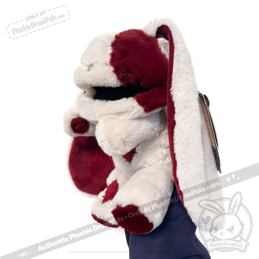 Plushie Dreadfuls Love Rabbit Plush Puppet - Soft Stuffed Animal Toy for Kids & Adults, Perfect for Cuddling, Gifts, and Home Decor