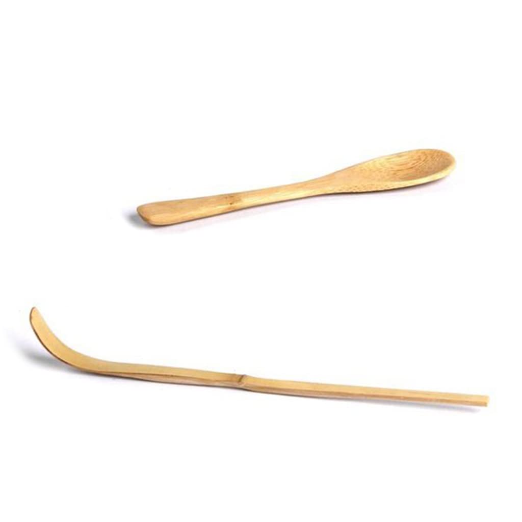 Premium Chinese Kung Fu Tea Scoop - Handcrafted Natural Wood Tea Spoon for Matcha, Loose Leaf & Herbal Teas | Portable, Traditional Bamboo Tea Accessories | Perfect for Home, Office & Tea Ceremonies