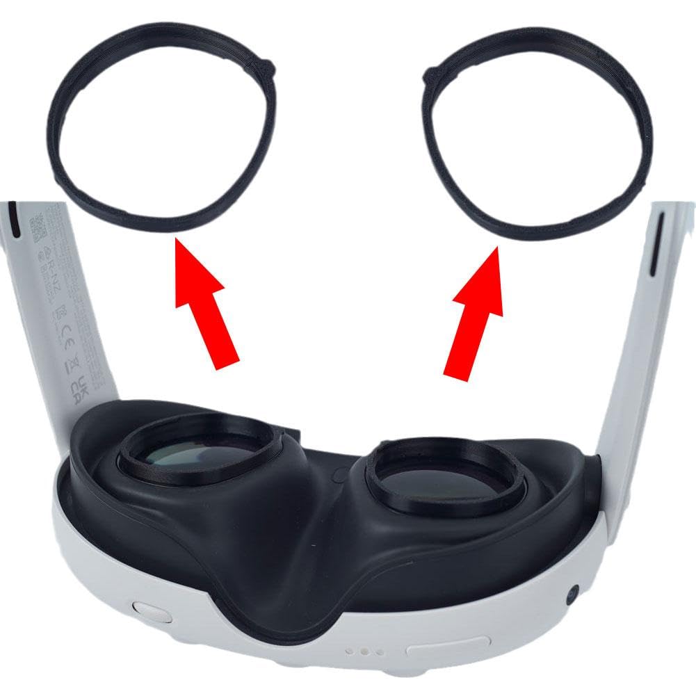 Meta Quest 3 Glasses Spacer - Anti Blue Light Lens Frame for VR Headset | Eyeglass Compatibility Accessory | Perfect for Gaming, Work & Extended VR Sessions