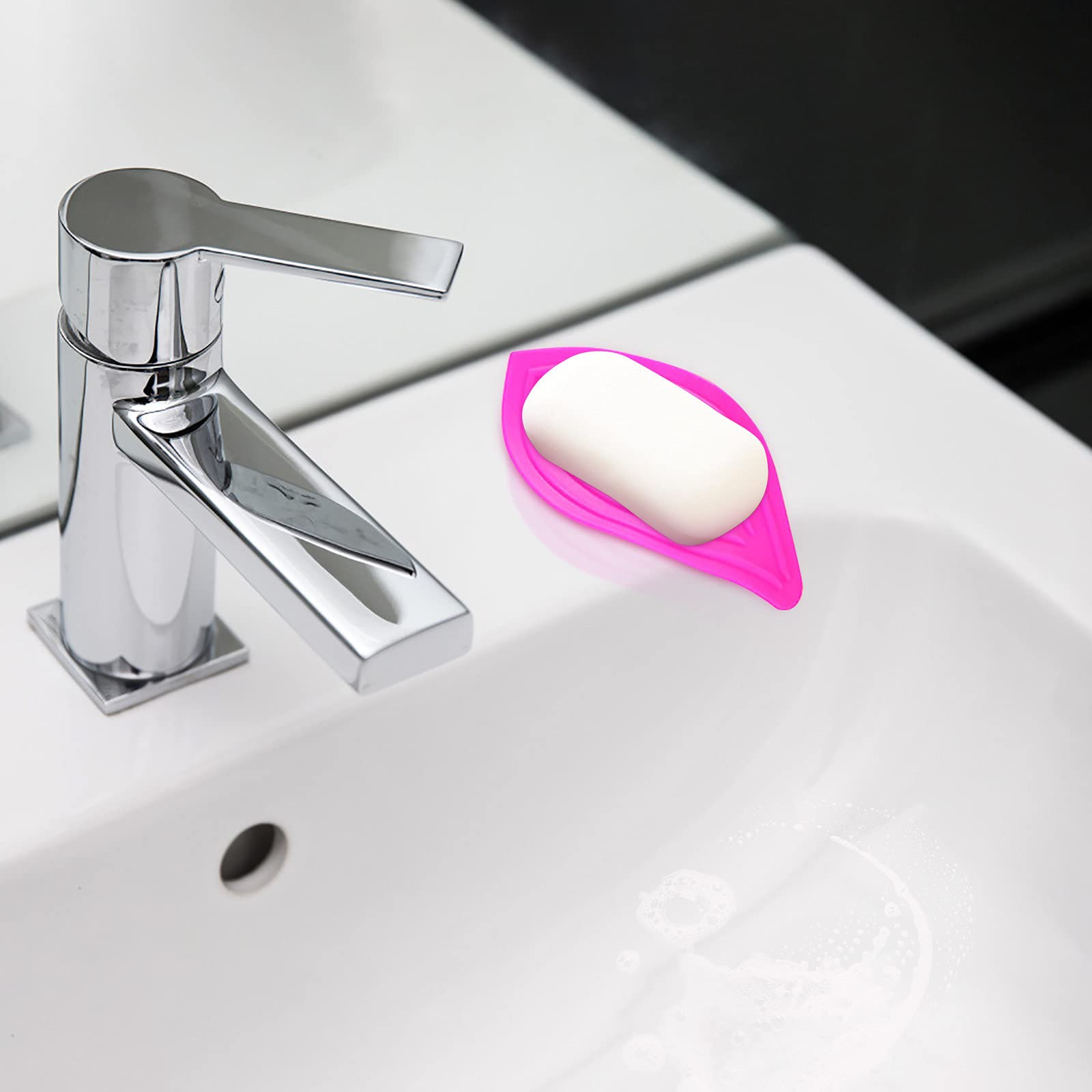 Multifunctional Sponge Holder for Kitchen Sink - Sliding Soap Dish & Drain Board Organizer | Perfect for Kitchen, Bar Cleaning