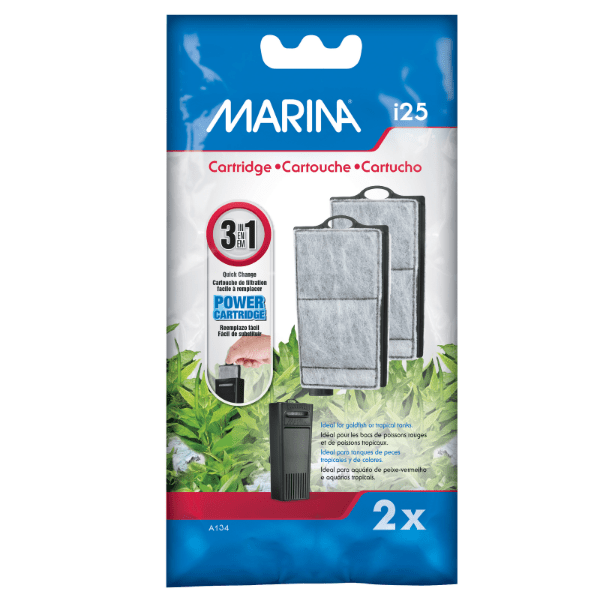 Marina i25 Internal Aquarium Filter Replacement Cartridge - Compatible with Marina i25 Fish Tank Filter for Clean & Healthy Water - Ideal for Freshwater & Saltwater Tanks