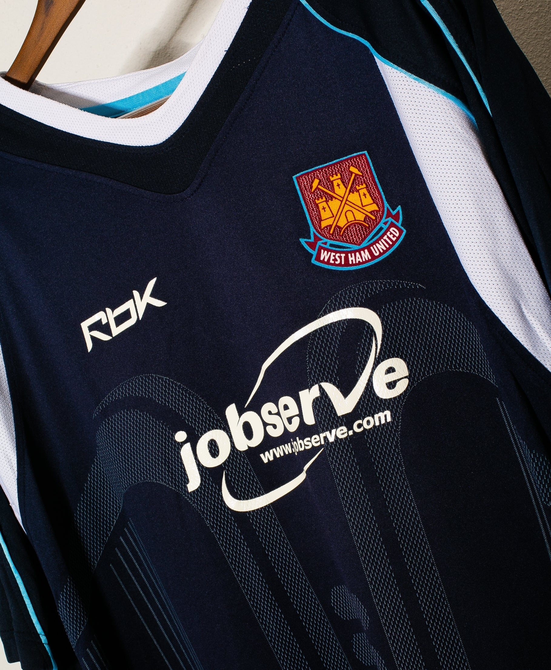 2006-07 West Ham United Tevez Away Football Jersey (2XL) - Vintage Soccer Shirt for Fans, Collectors & Match Days