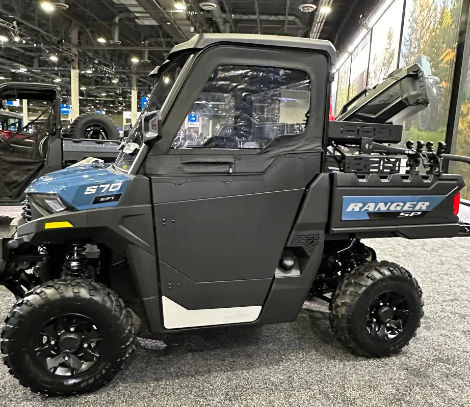 **Polaris Ranger 570 Front Upper Soft Doors - Kolpin 32600 (Preorder Available April 1) - Durable & Weatherproof for Off-Roading & Hunting**