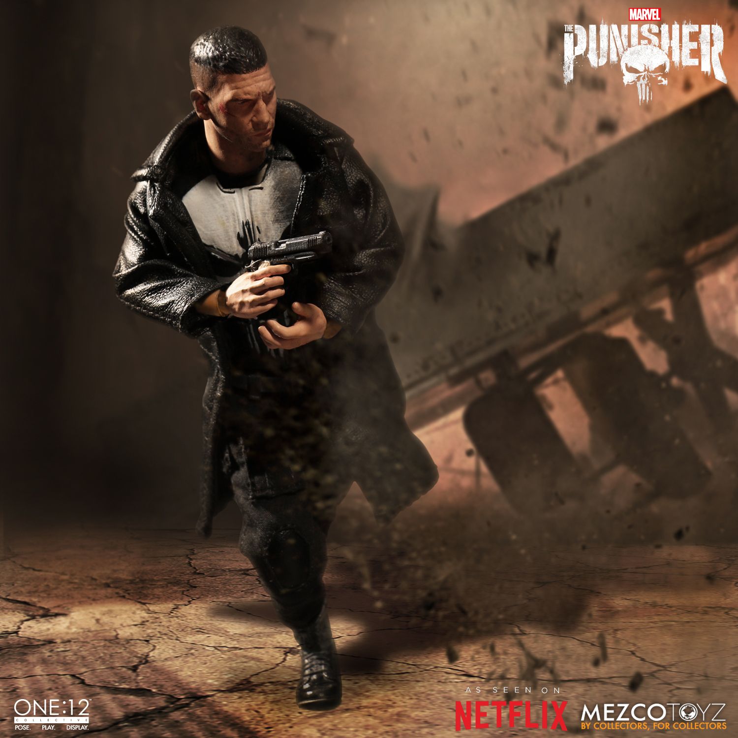 Mezco Toyz One:12 Collective Marvel Comics Punisher 1/12 Scale 6