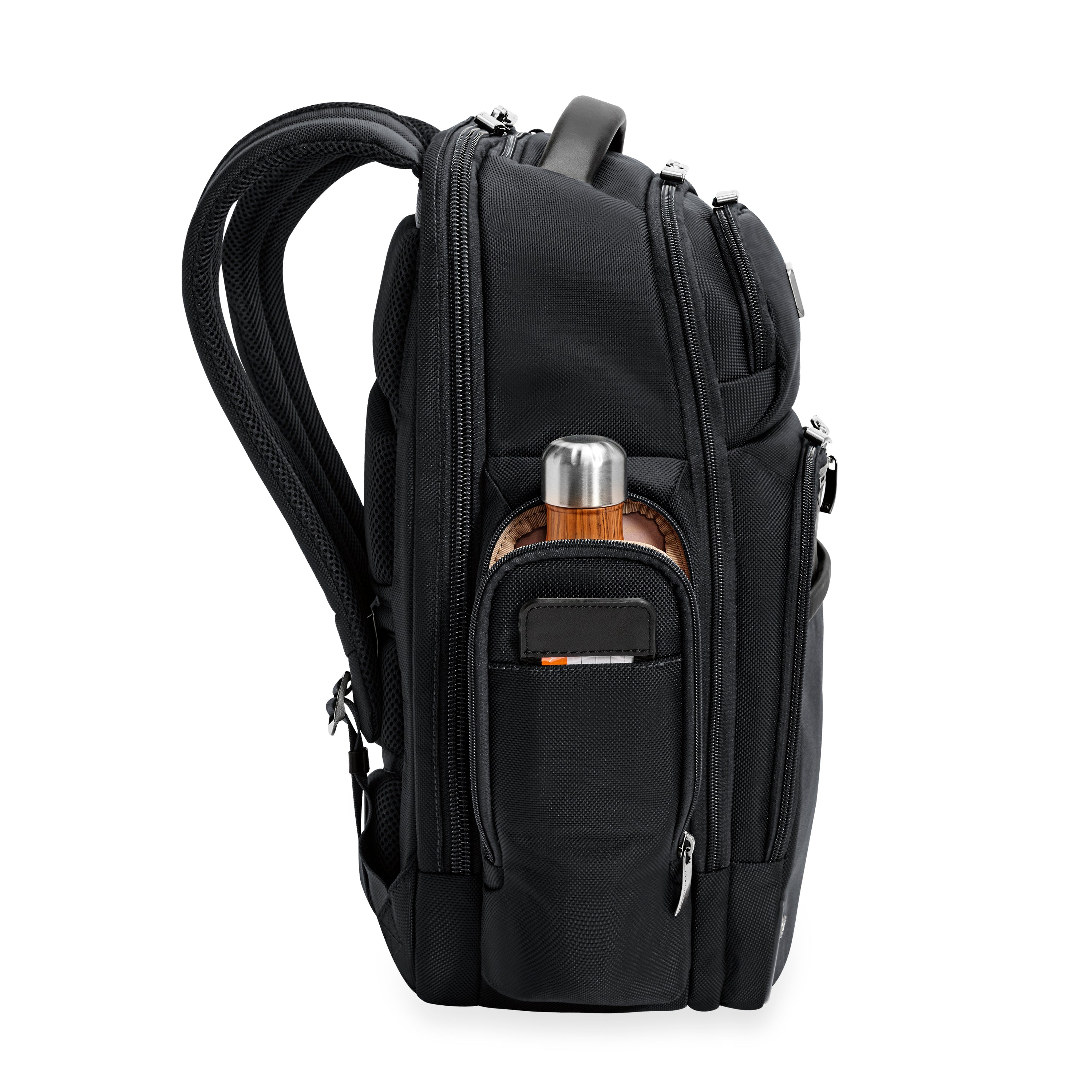 Briggs & Riley @work 2.0 Medium Cargo Backpack - Durable Laptop Backpack for Work & Travel - Water-Resistant Business Backpack with Multiple Pockets - Perfect for Commuting, Office & Business Trips