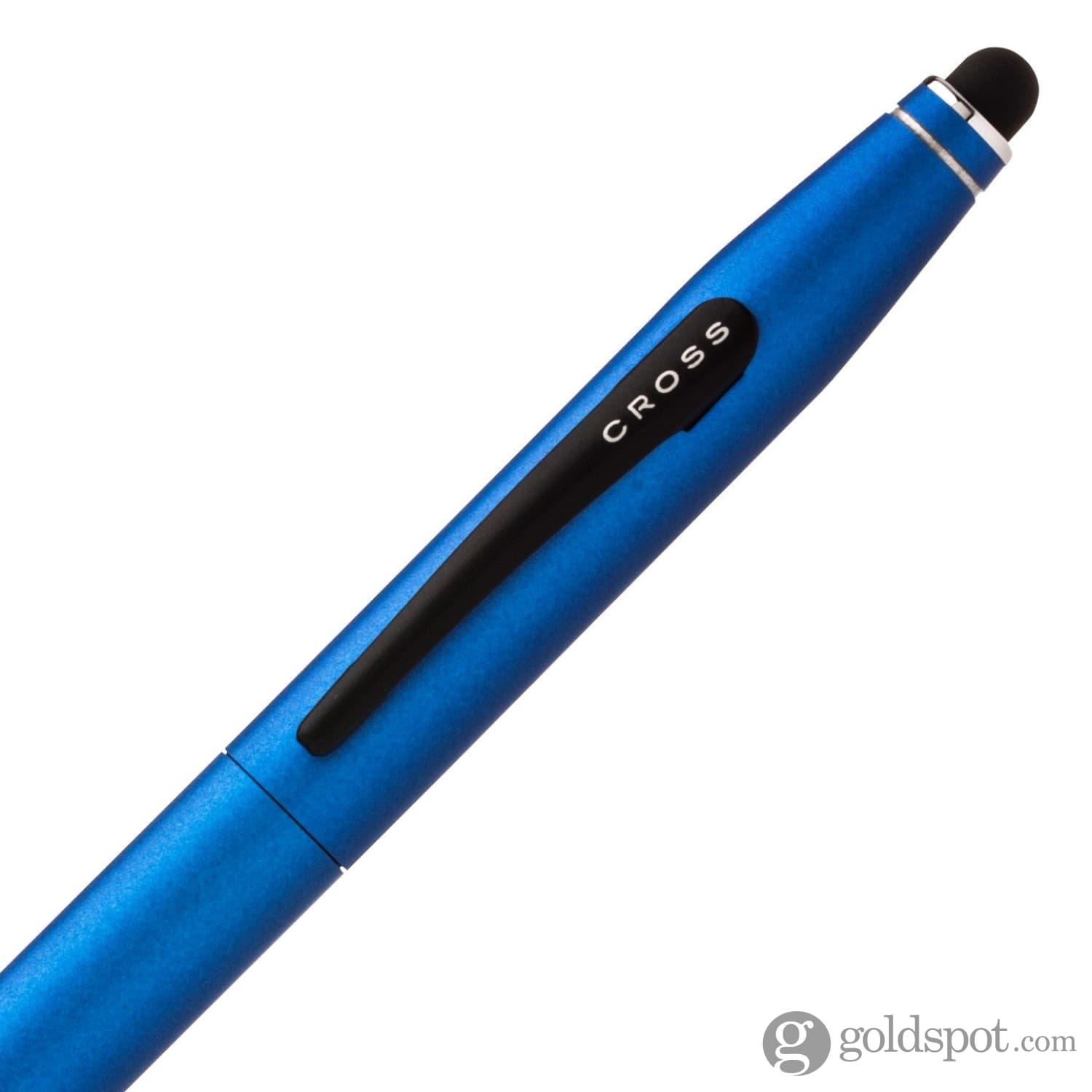 Cross Tech 2-in-1 Ballpoint Pen with Touch Screen Stylus - Metallic Blue | Perfect for Note-Taking, Digital Art & Business Meetings