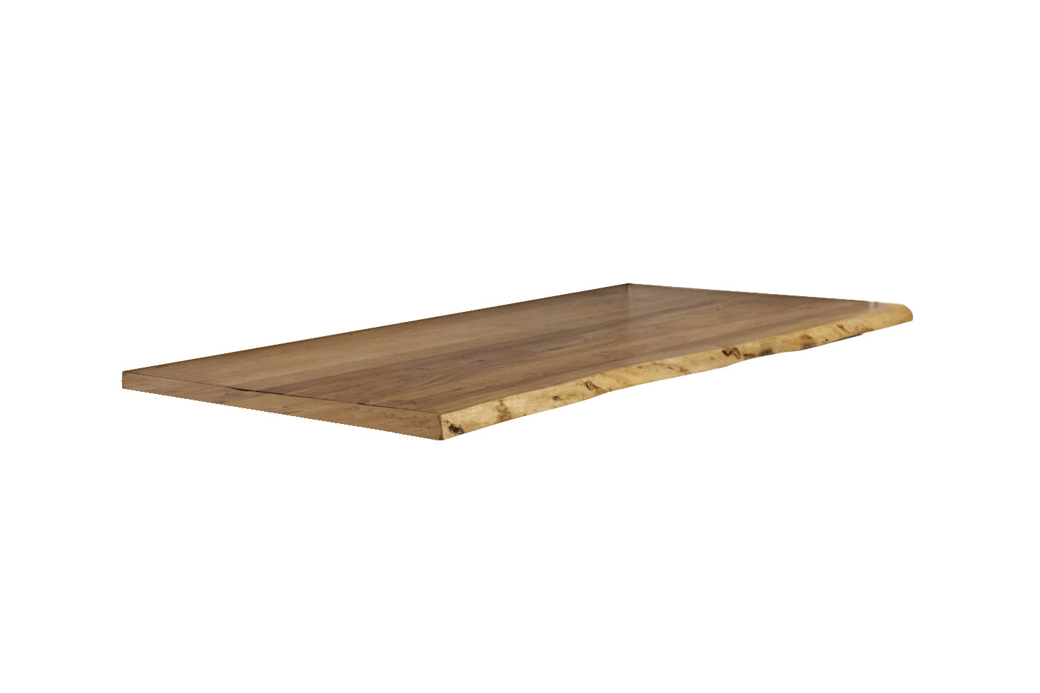 Premium ProSlat LUX Wood Live Edge Work Surface - Natural Wood Desktop for Home Office, Workshop & DIY Projects - Perfect for Standing Desks, Craft Tables & Modern Workspaces