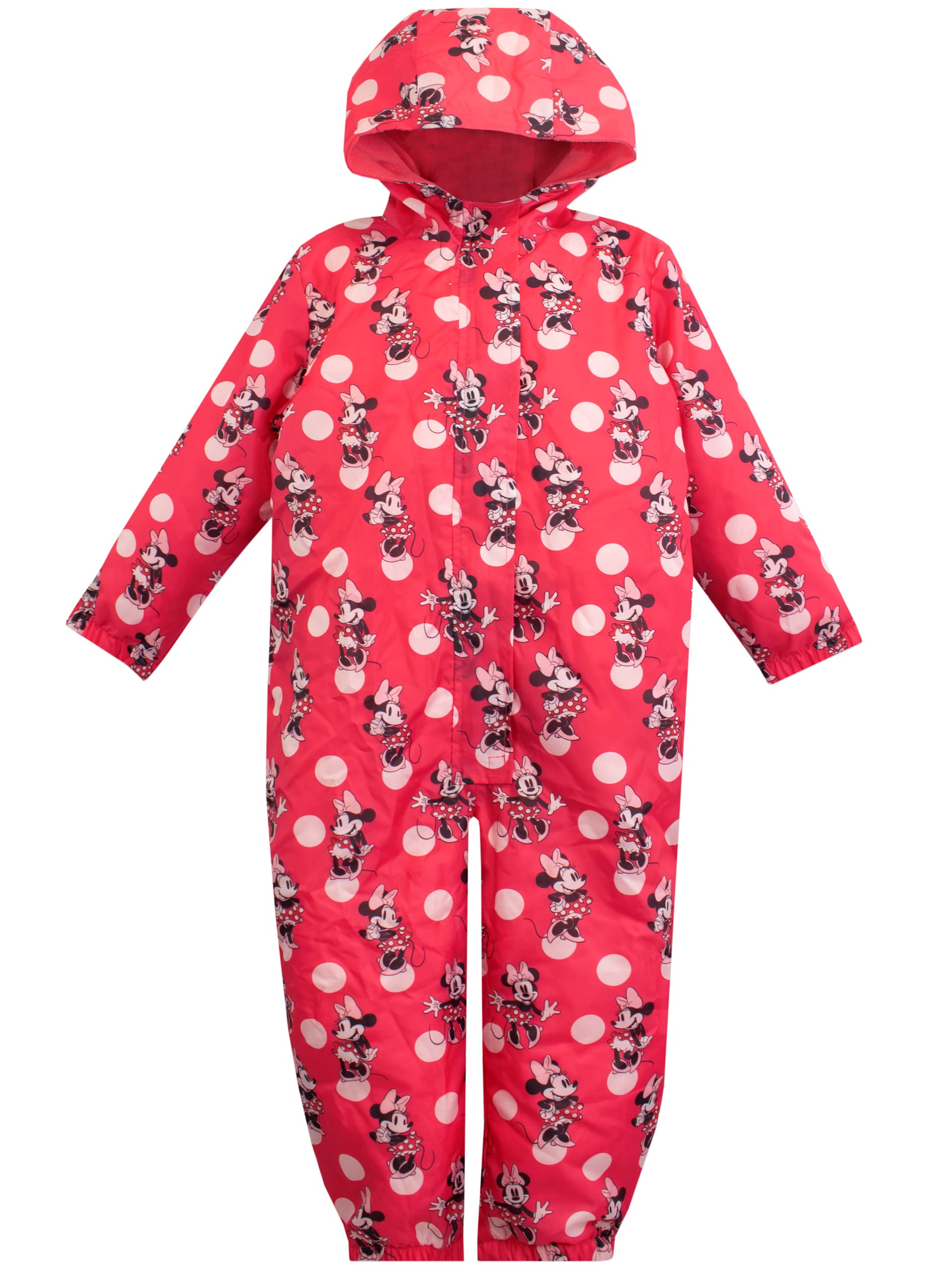 Minnie Mouse Disney Girls Waterproof Puddle Suit - Raincoat for Toddler & Kids Outdoor Play, Rainy Day & Splash Park Adventures
