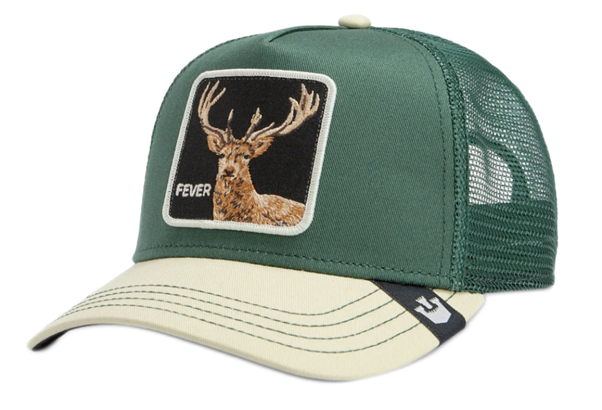 Goorin 'The Stag' Green Trucker Style Baseball Cap for Men - Casual Outdoor Hat for Hiking, Fishing & Streetwear Fashion