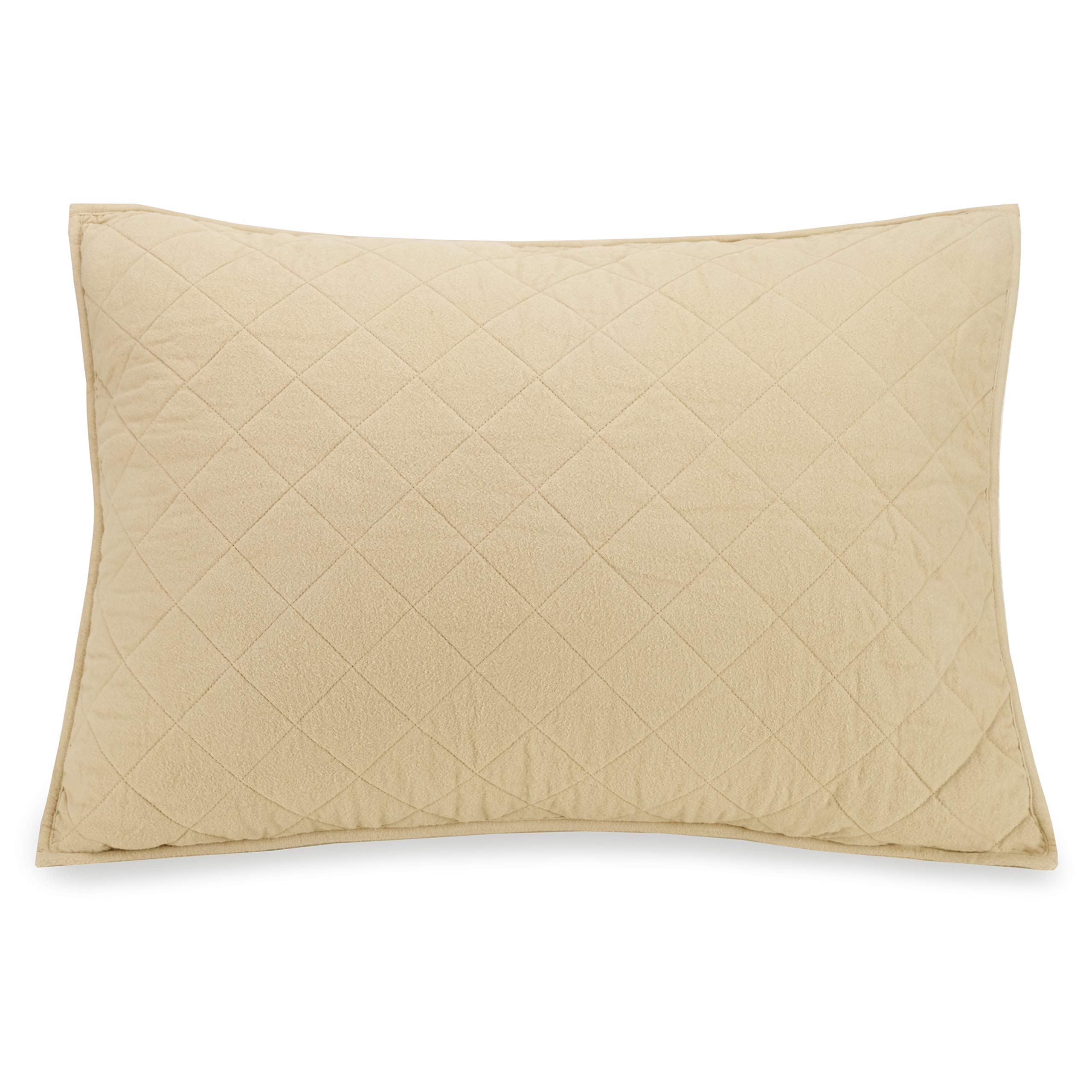 Premium Solid Flannel Sherpa Quilt Set - King Size, Soft & Warm Khaki Bedding for Winter - Cozy Home Decor, Perfect for Master Bedroom & Guest Room Comfort