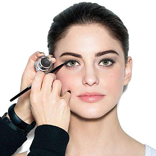 KHUSHI Smudge-Proof Waterproof Gel Eyeliner, Eyebrow & Facial Hair Remover, Mini Hair Straightener Combo Kit - Perfect for Makeup, Eyebrow Grooming & Quick Hair Styling
