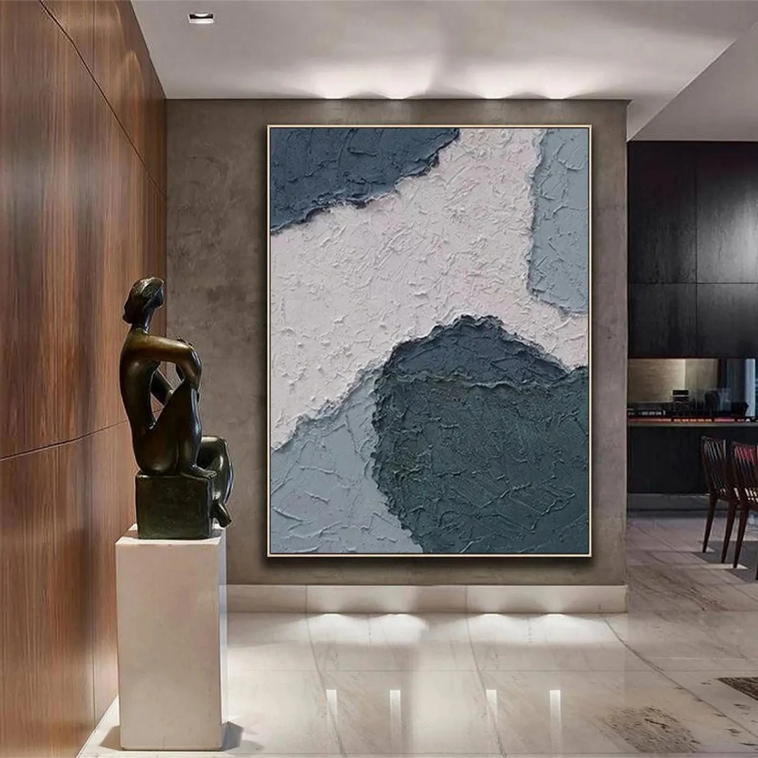 Abstract Painting #AB 201 - Modern Wall Art for Home & Office Decor - Perfect for Living Room, Bedroom, or Workspace