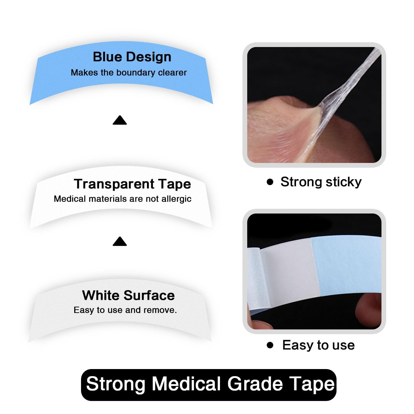 **Raxdon Walkers Lace Front Wig Tape – C Shape, 36 Strips | Strong Double-Sided Adhesive for Wigs & Hairpieces | Waterproof, Long-Lasting Hold (Up to 4 Weeks) | Skin Safe & Sweat Resistant | Perfect for Daily Wear, Cosplay & Special Events**