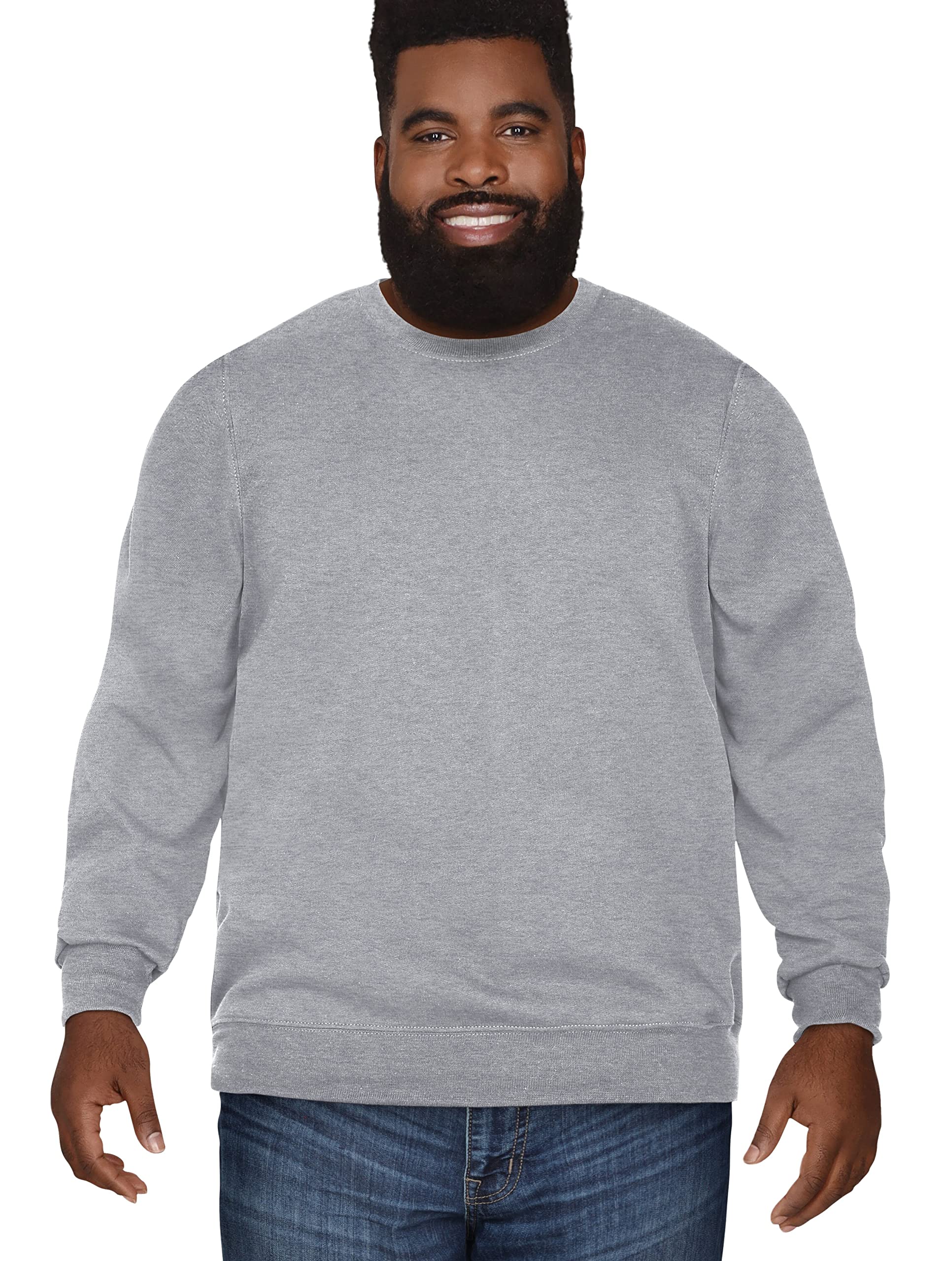Fruit of the Loom Men's Moisture Wicking Eversoft Fleece Sweatshirt - Soft Breathable Pullover Hoodie for Gym, Running & Casual Wear