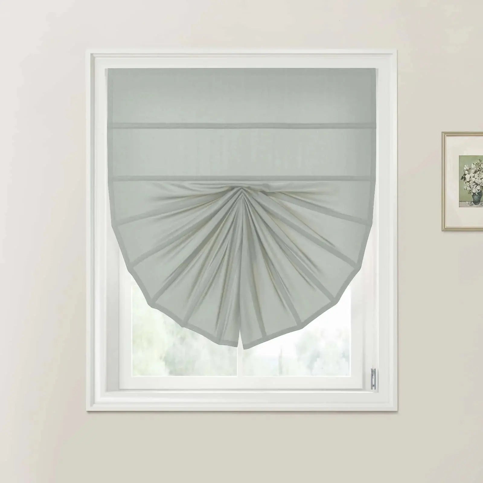 Custom Roman Shades with Cord Lift - Blackout Window Blinds for Bedroom & Living Room - Elegant Home Decor & Light Control Solution